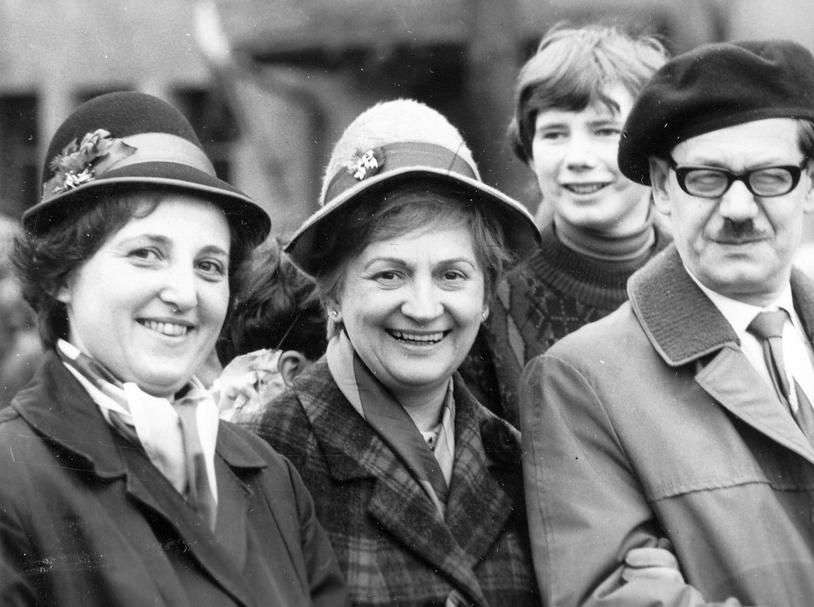 1970, Fortepan, portrait, three people, smile, Fortepan #23251