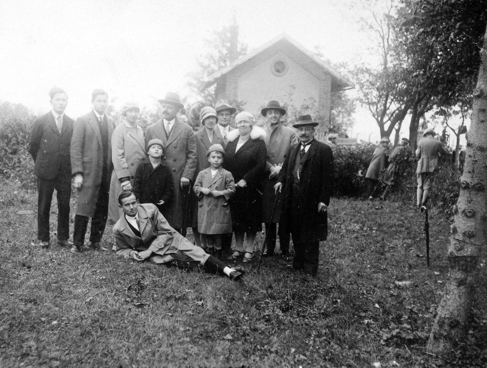 1937, Fortepan, hat, tableau, women, men, kids, Fortepan #23252