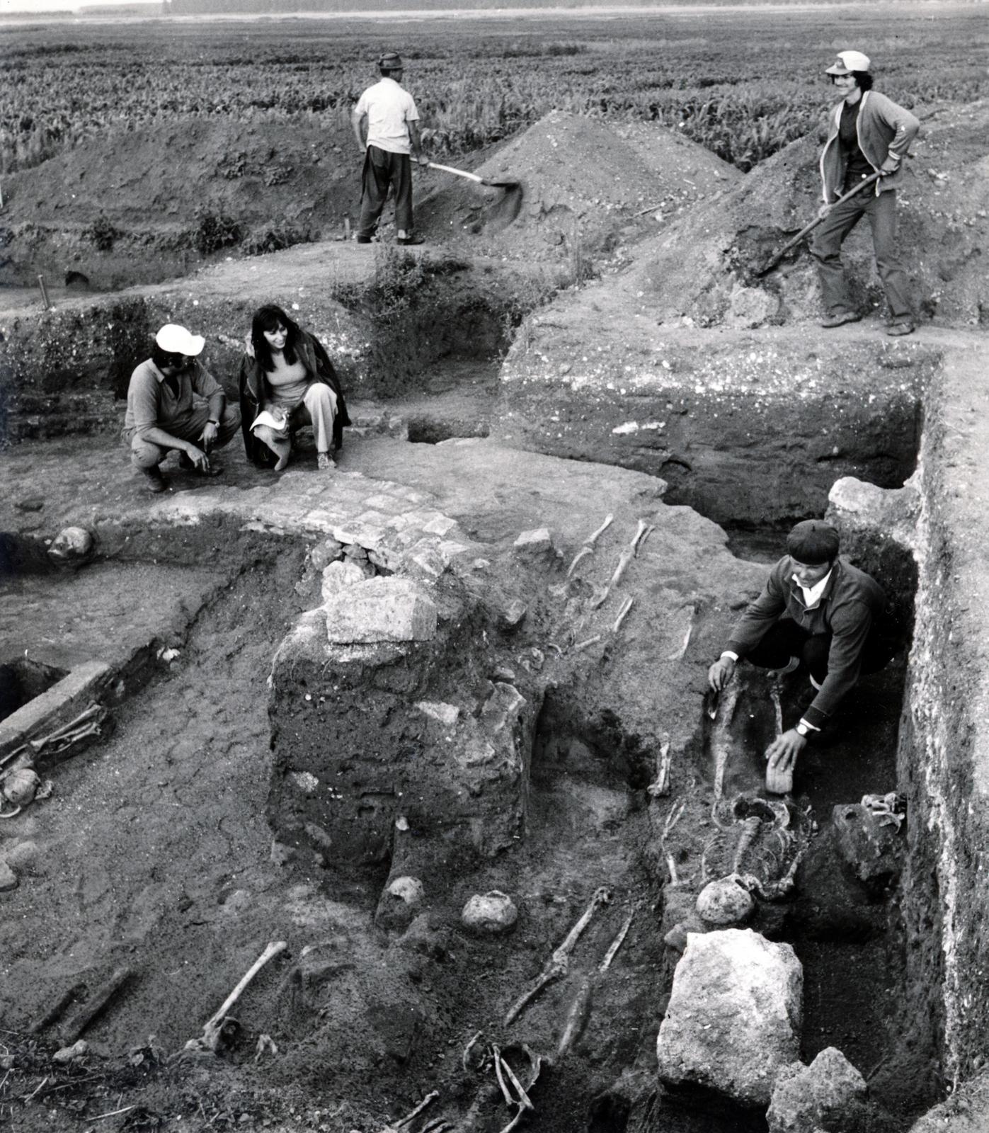 1974, László Ilona, archeology, Fortepan #232546