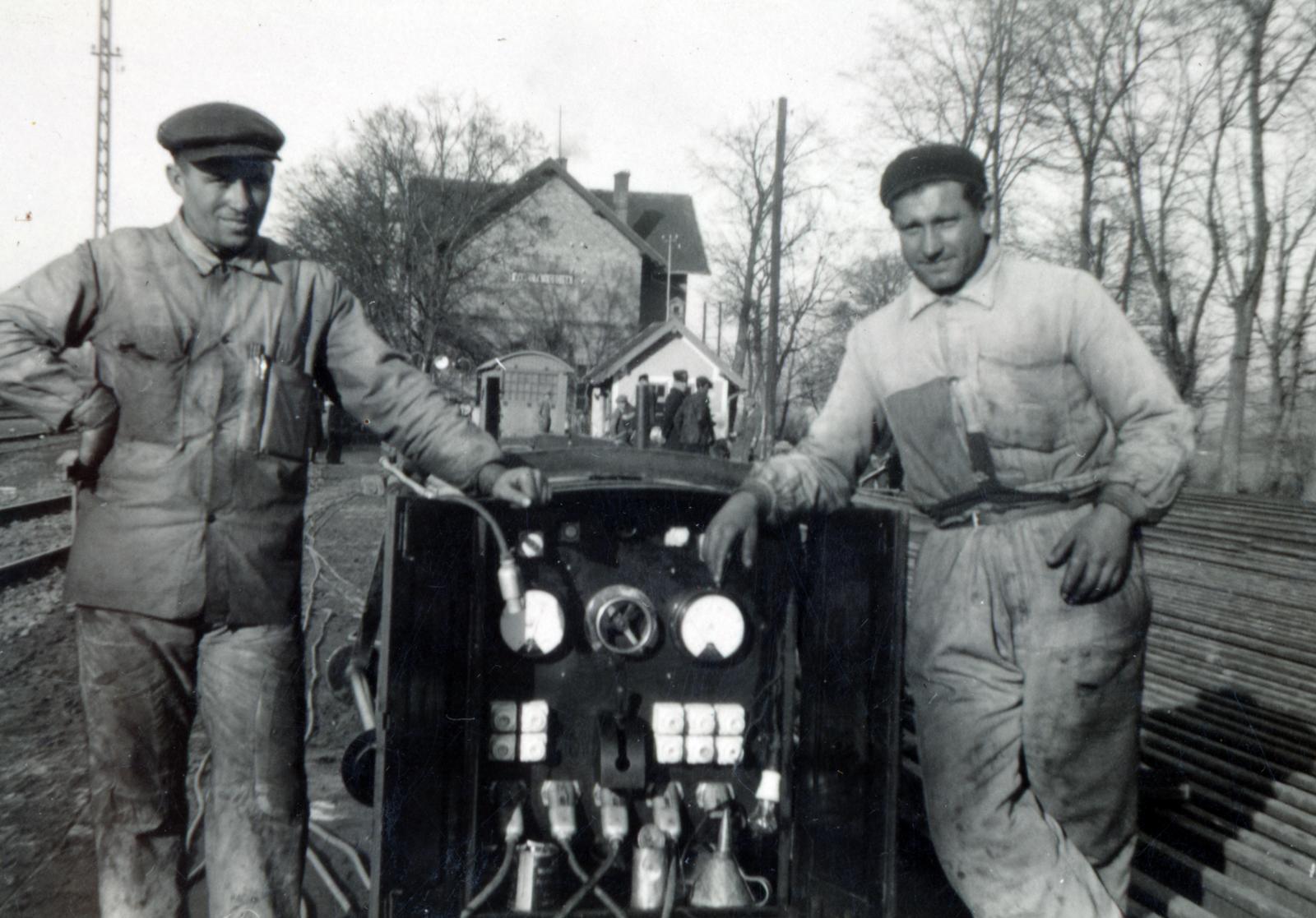 Hungary, Mindszentgodisa, Godisa (ekkor önálló, ma a község része), Bakóca-Godisa vasútállomás., 1940, Baksa, Fortepan #232650