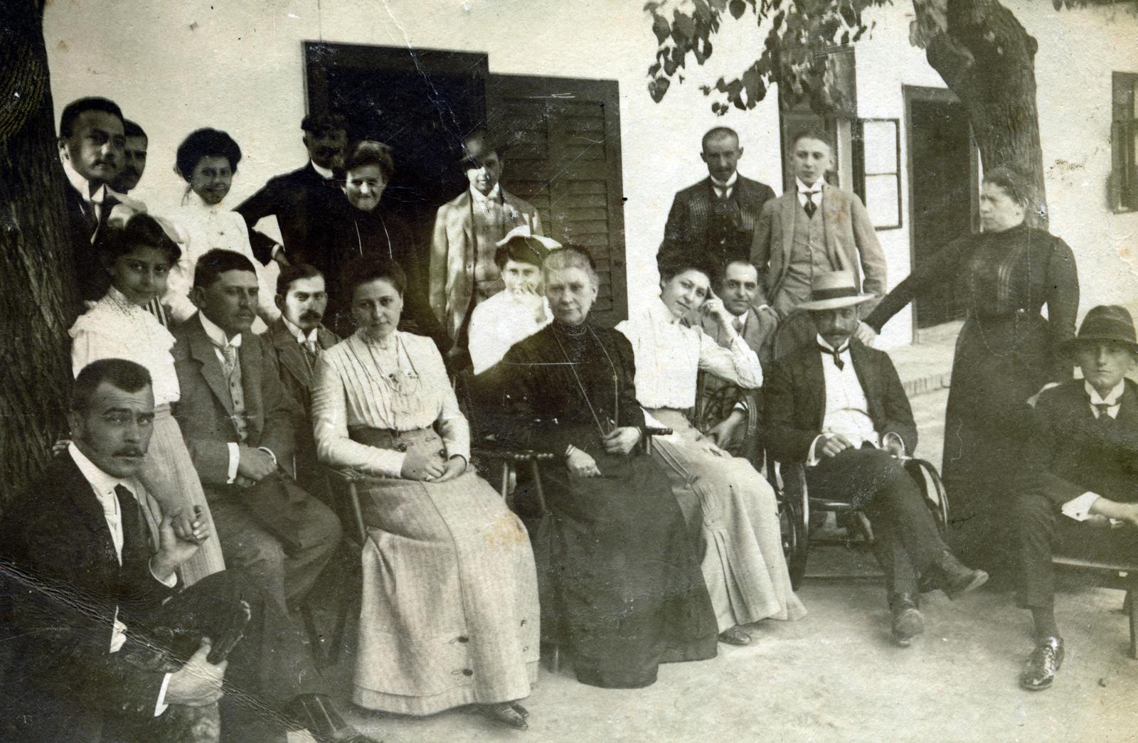 1916, Aczél Frigyes, csoportkép, Fortepan #232685