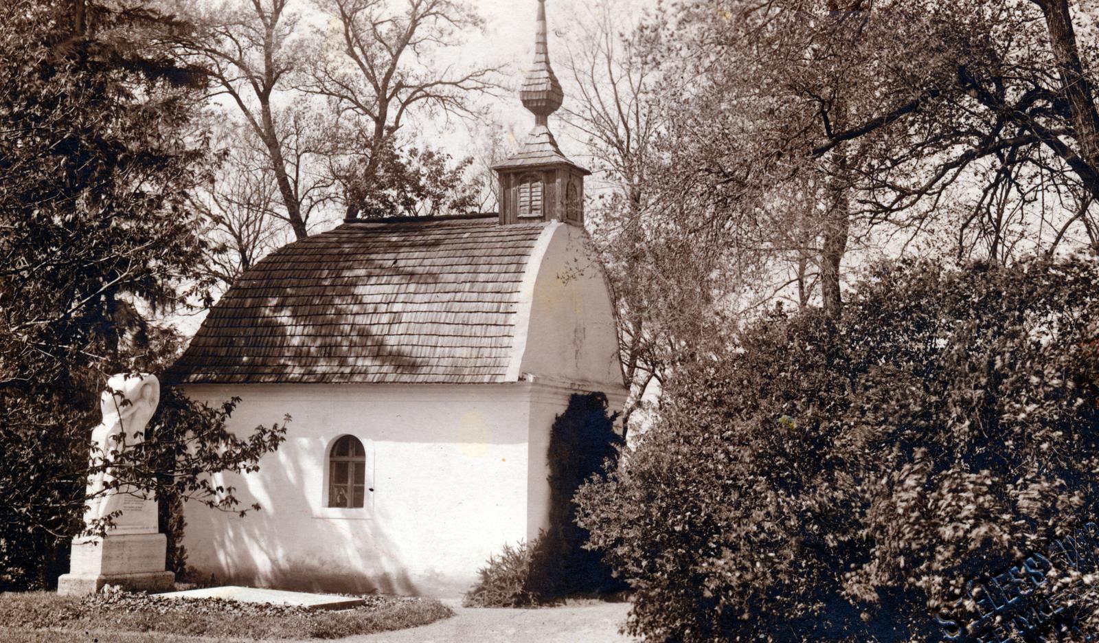 1916, Aczél Frigyes, chapel, tomb, Fortepan #232688
