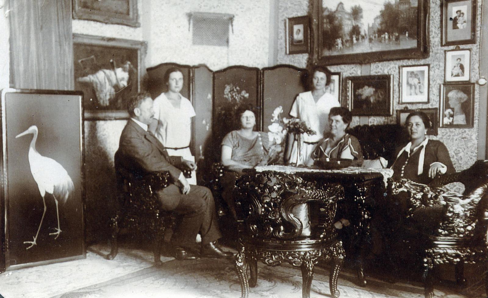 1917, Aczél Frigyes, painting, Fortepan #232694