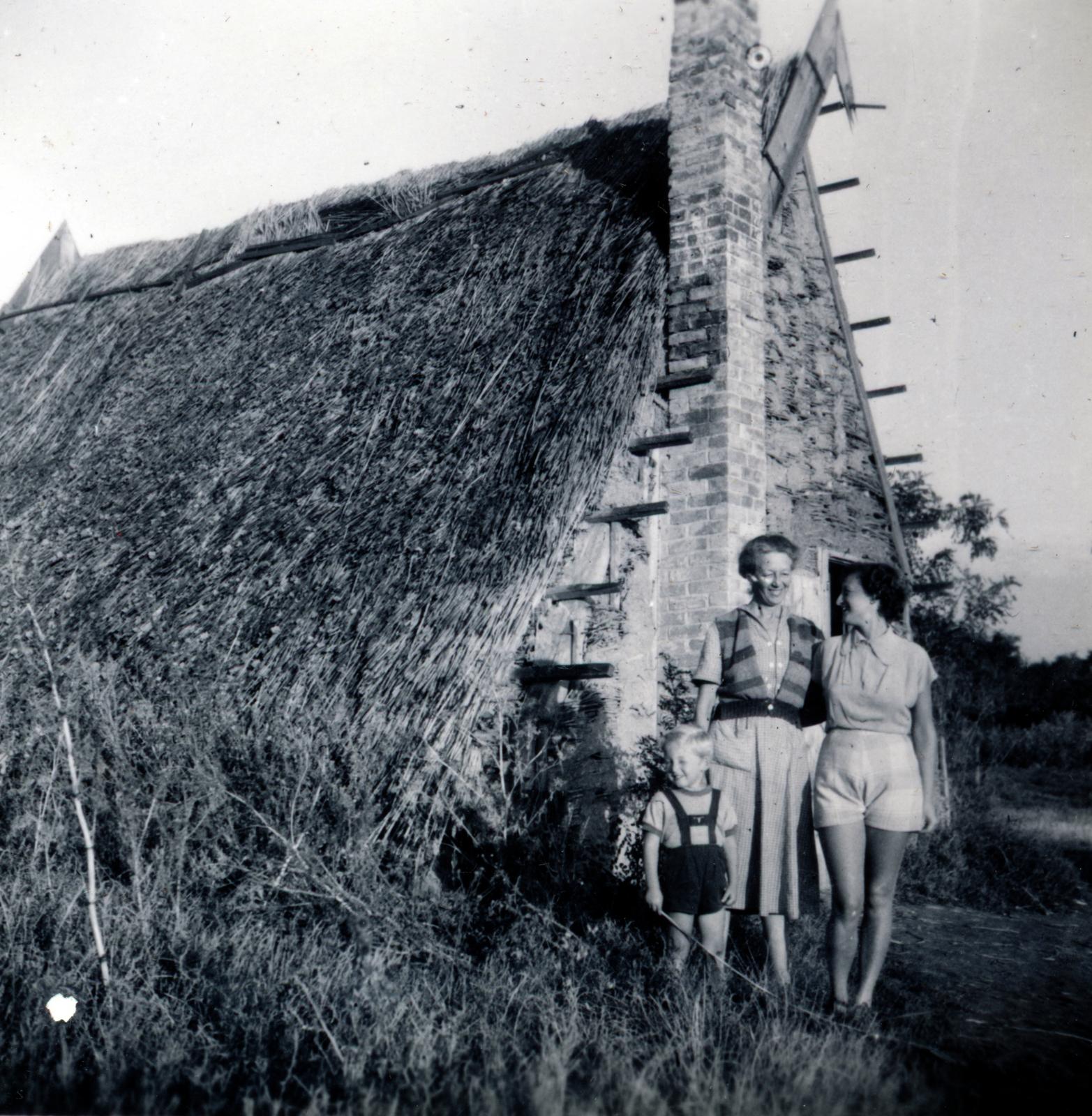 1956, Aczél Frigyes, kantárosnadrág, zsúptető, Fortepan #232739