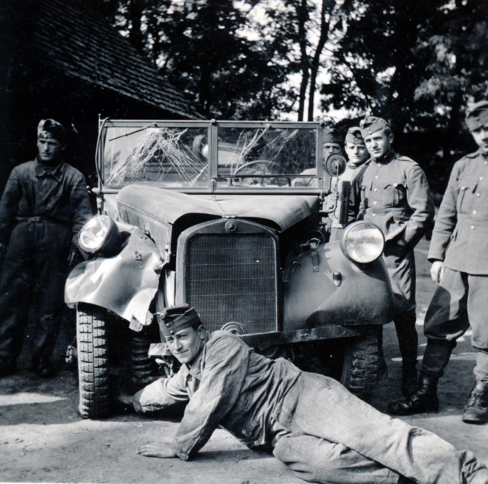 1940, Tordai György, üvegkár, Fortepan #232778