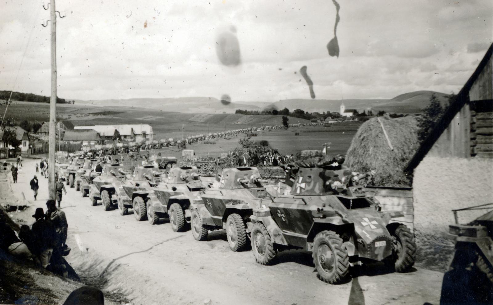 1940, Tordai György, 39M Csaba, armoured car, Fortepan #232814