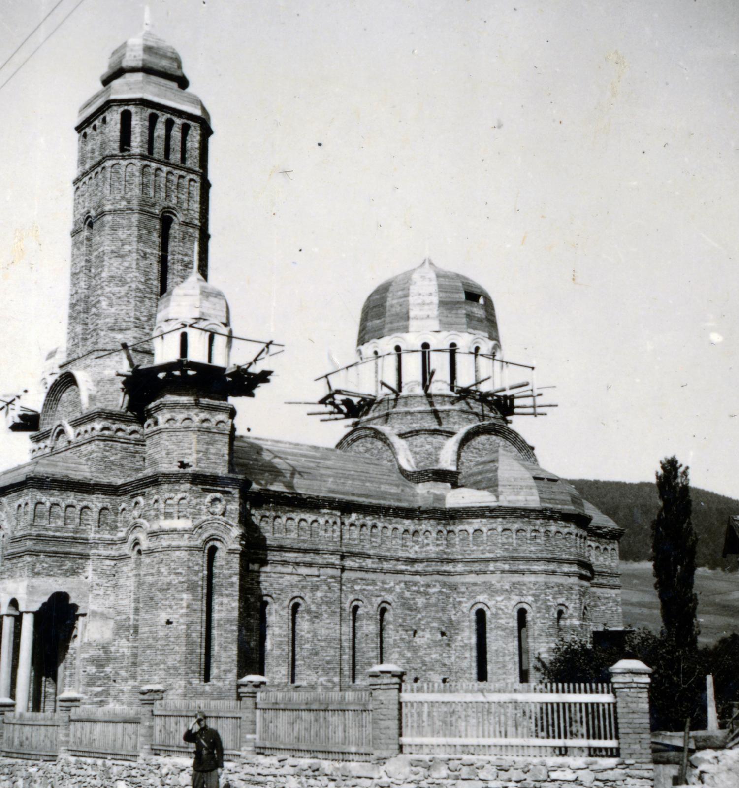 1940, Tordai György, construction, church, Fortepan #232837