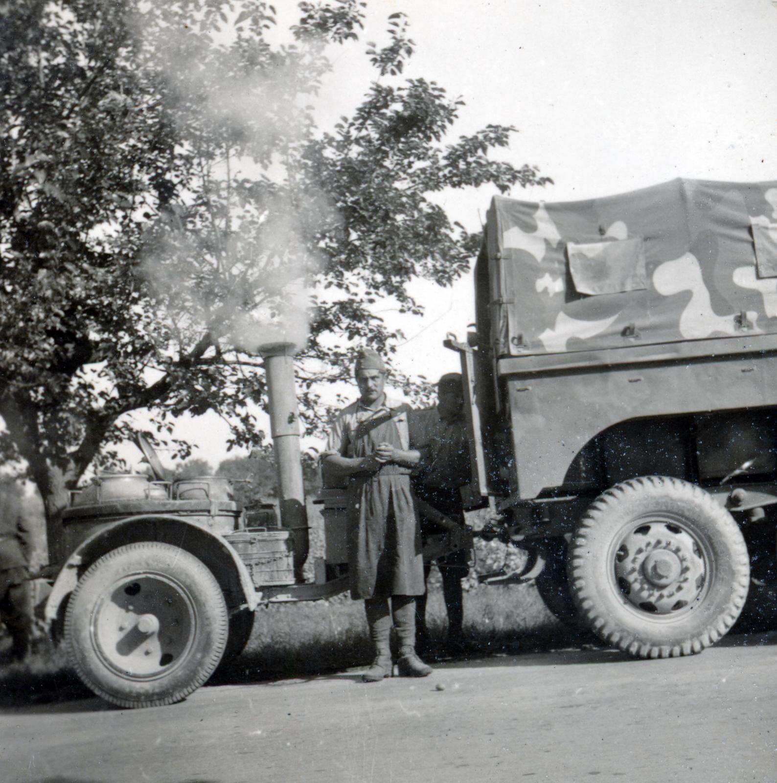 1940, Tordai György, szakács, gulyáságyú, terepminta, Rába 38M Botond, Fortepan #232977
