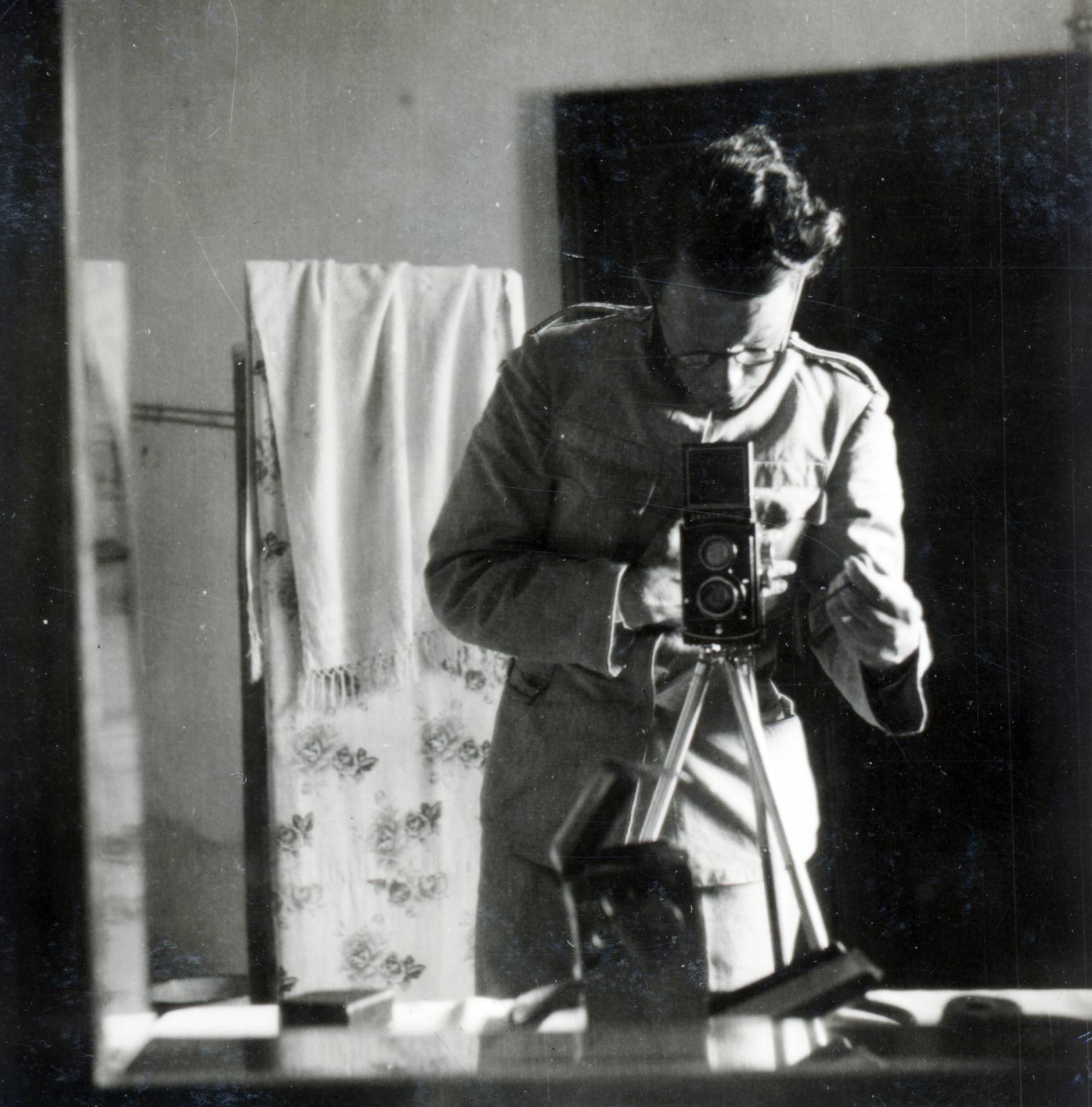 1940, Tordai György, fotózás, önarckép, Fortepan #233044