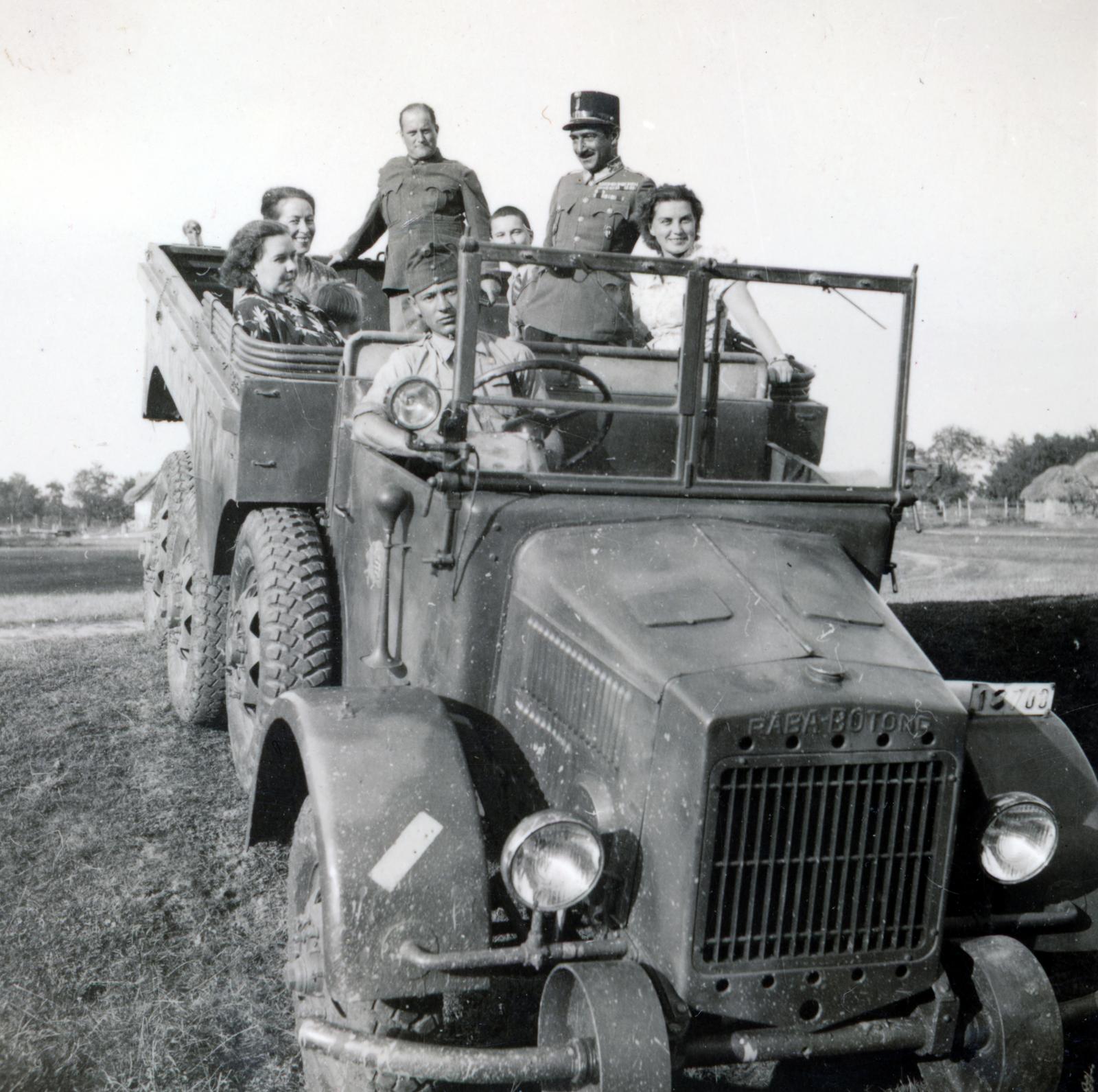 1940, Tordai György, Rába 38M Botond, katonai jármű, Fortepan #233072