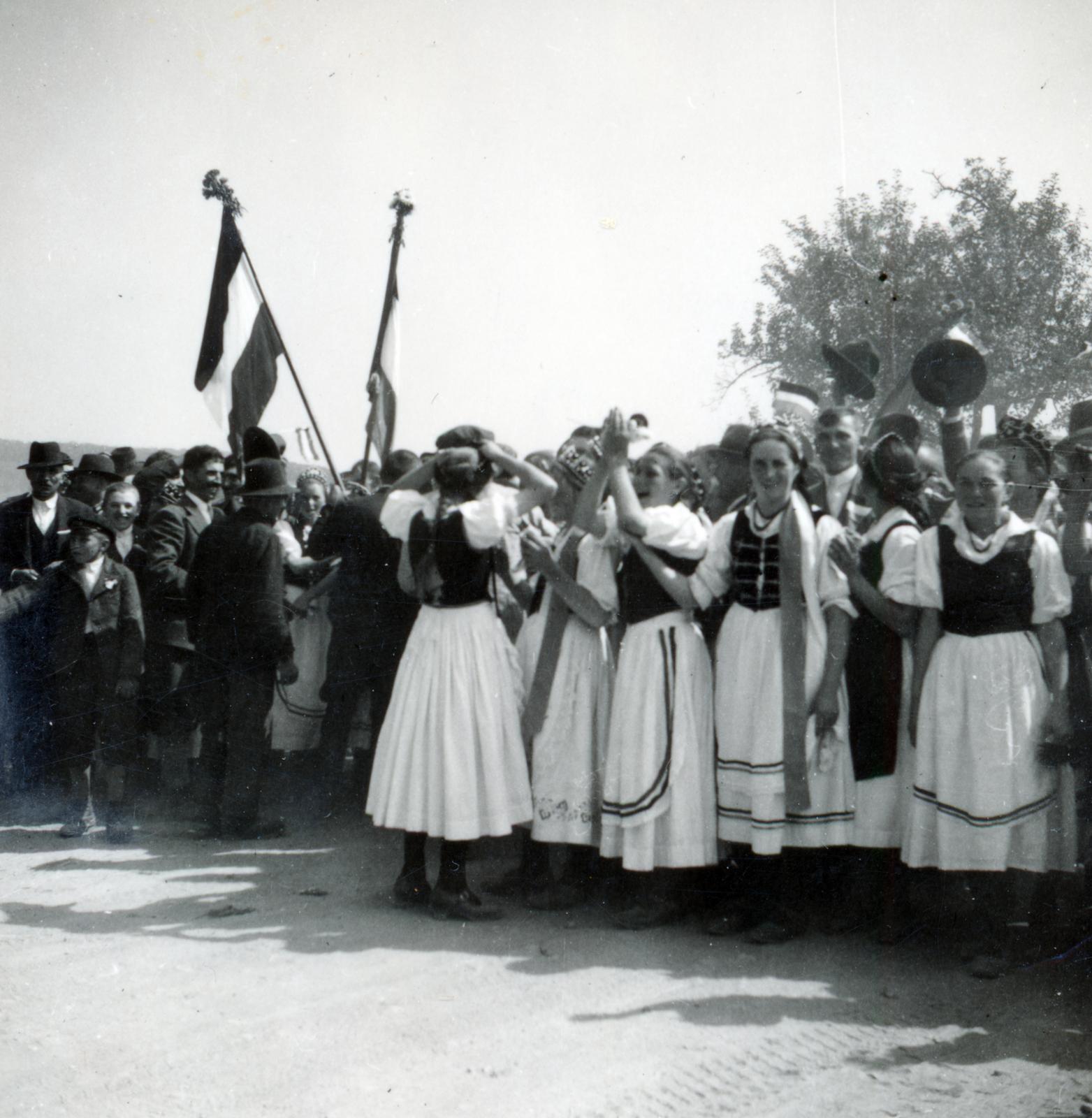 1940, Tordai György, üdvözlés, Fortepan #233171