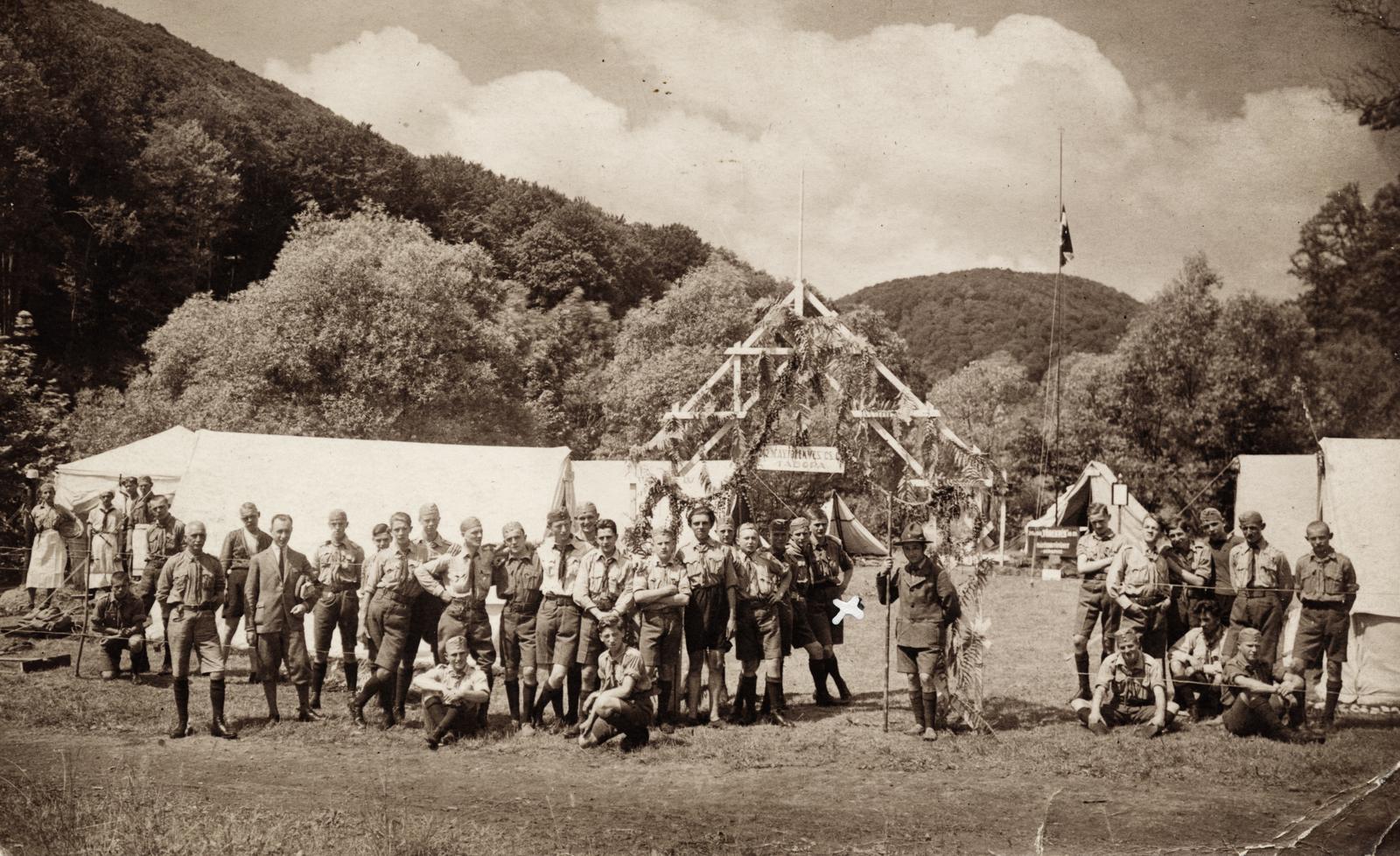 1927, Pálos Ágnes, scouting, Fortepan #233297