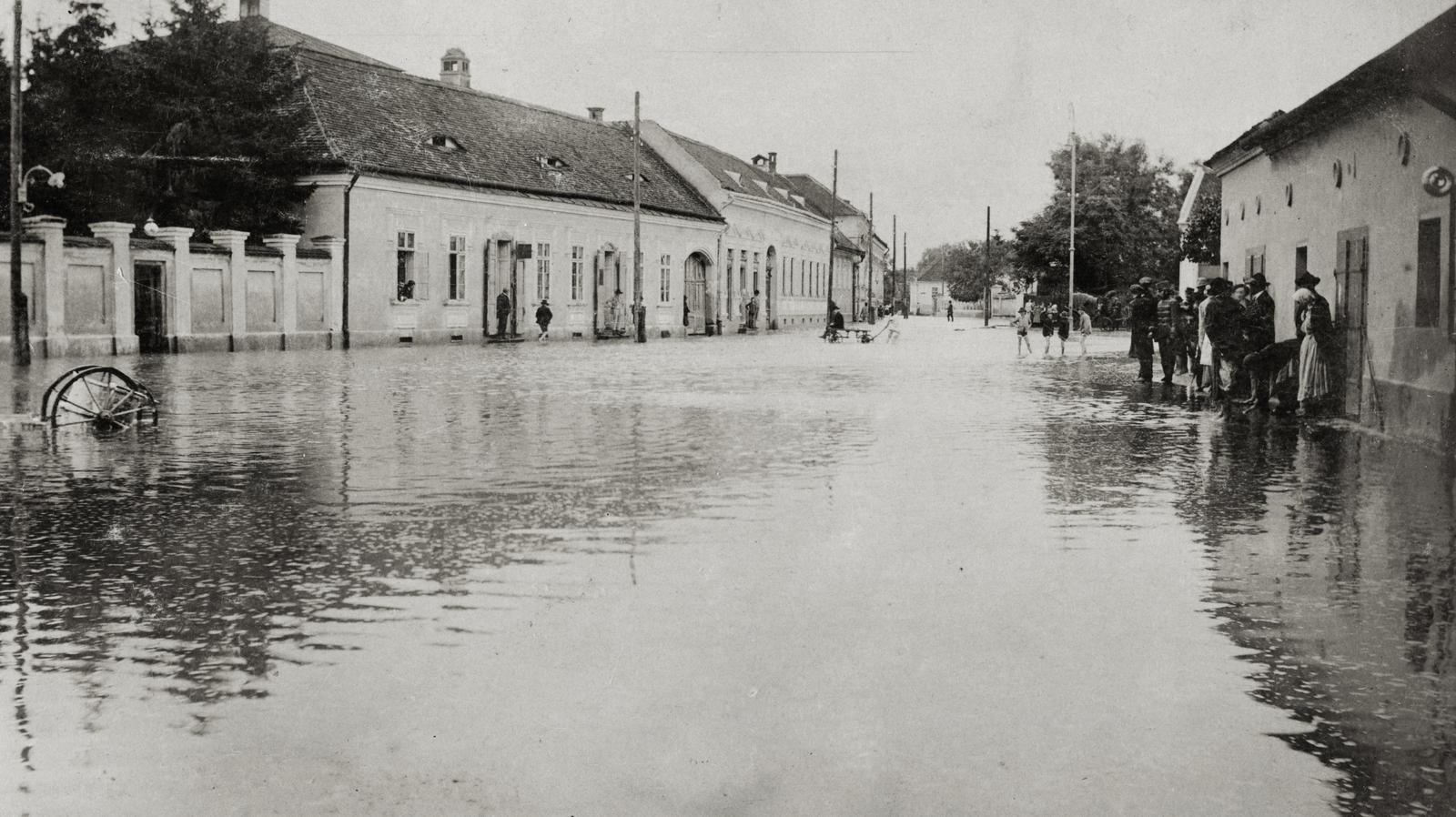 1920, Hajtman Ágnes, árvíz, Fortepan #233322