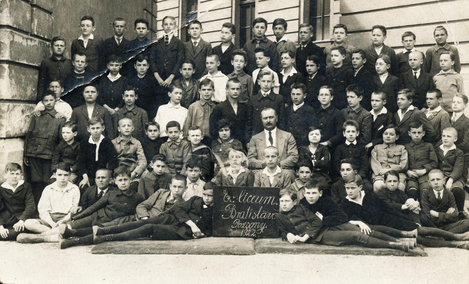 1922, Brogyáni Jenő, school, Fortepan #233594