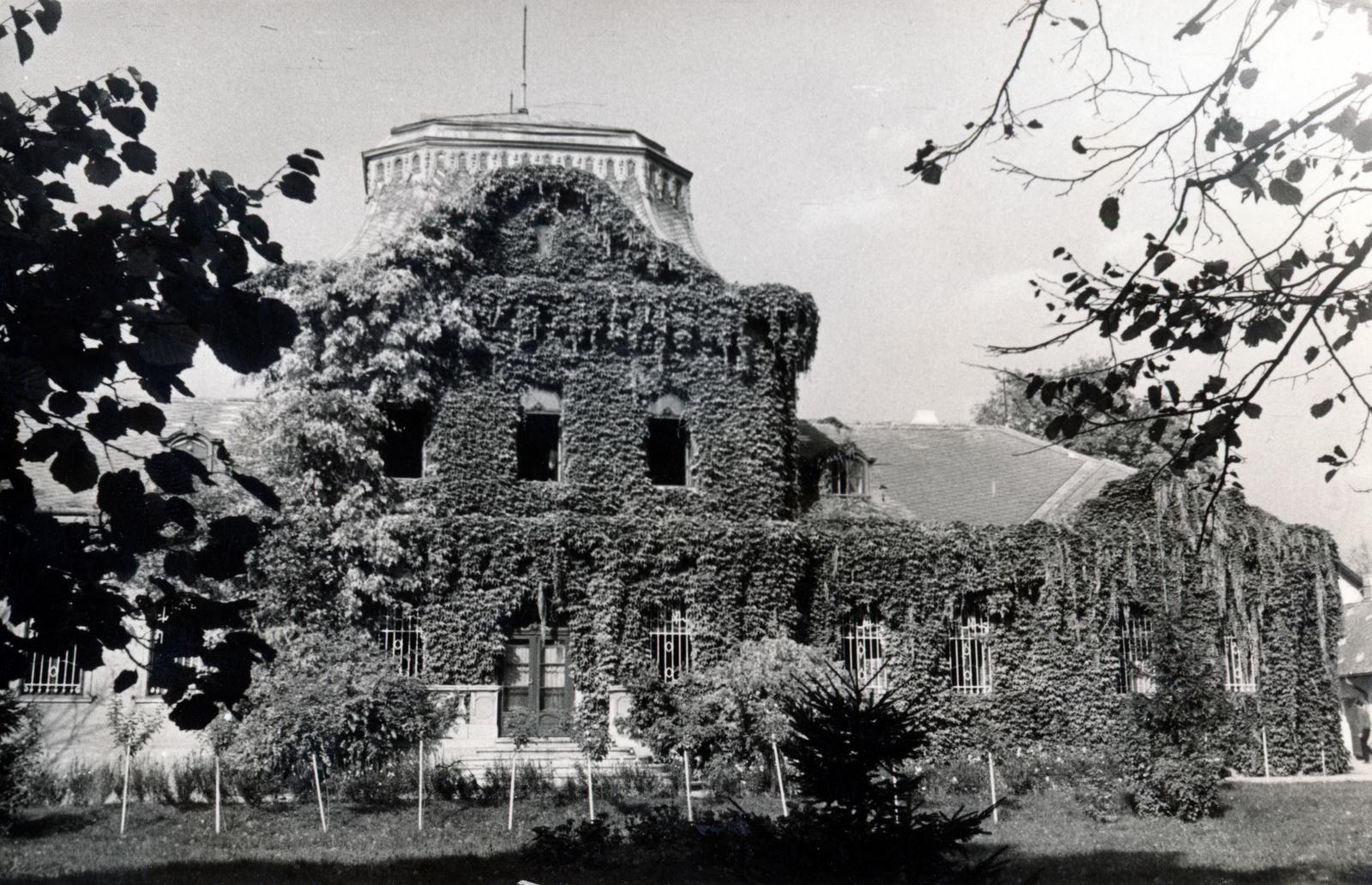 Hungary, Venice, Ország út 21., Hauszmann–Gschwindt-kastély., 1952, Karácsony Iván, Fortepan #233618