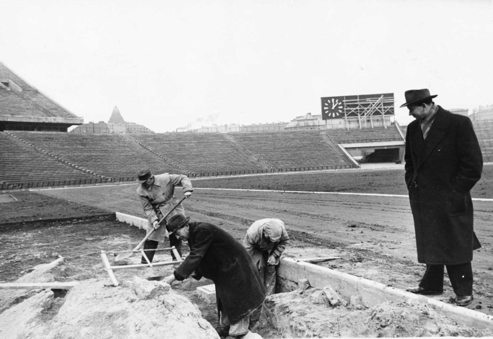 Hungary, Népstadion, Budapest XIV., 1953, Thaly Gergely, Budapest, Fortepan #233636