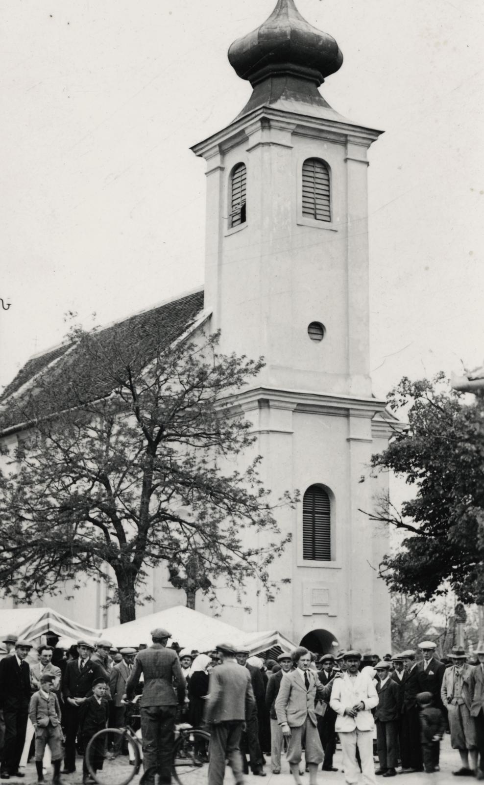 1940, Büki család, church, Fortepan #233772