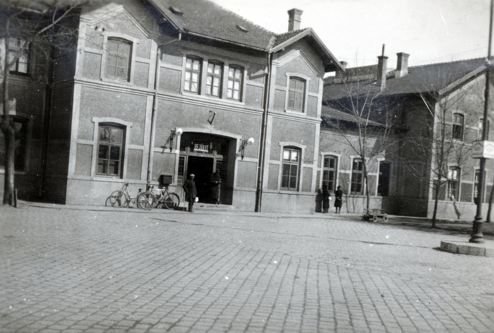Szlovákia, Losonc, vasútállomás., 1940, Jezsuita Levéltár, Fortepan #233829