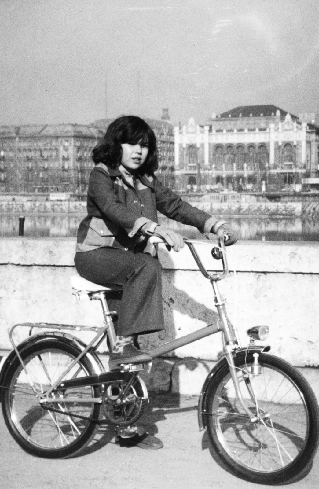 1976, Rajz Helga Eszter, bicycle, Fortepan #233878
