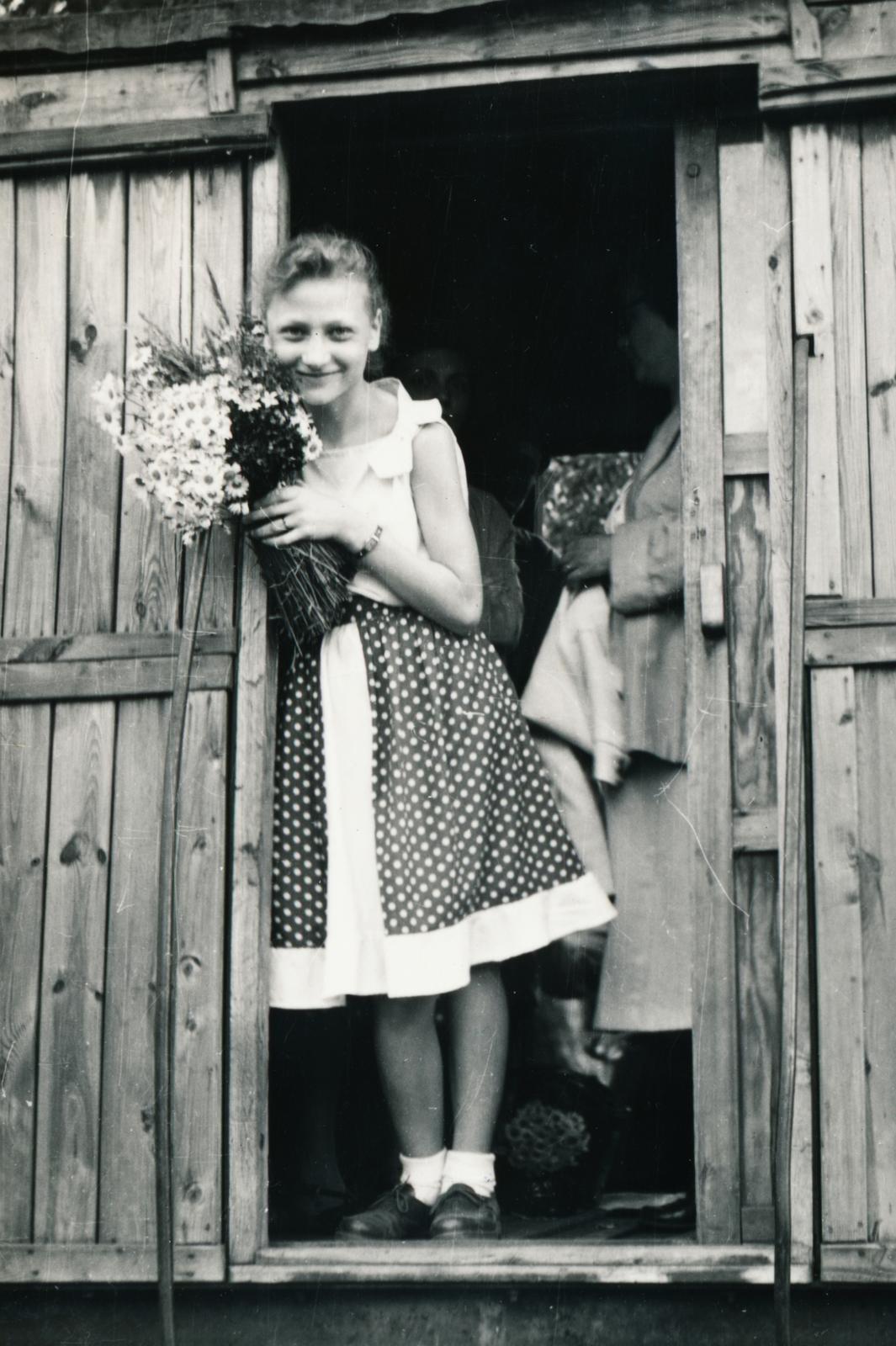 1957, Lelkes Ilka, Fortepan #234091
