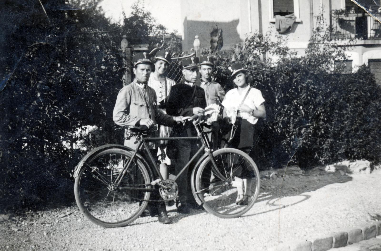 1935, Gödi Digitális Fotóarchívum, kerékpár, Csepel-márka, Fortepan #234190