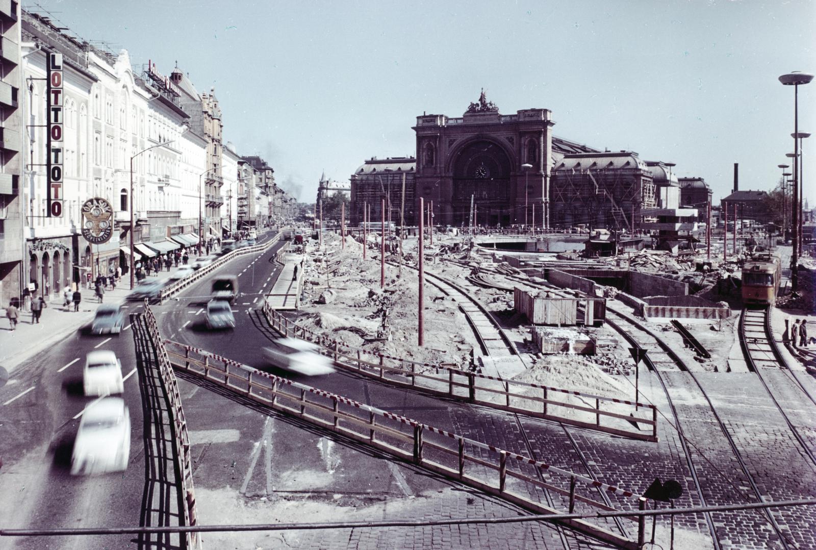 1969, Hegyvidéki Helytörténeti Gyűjtemény, metróépítés, pályaudvar, színes, Fortepan #234253