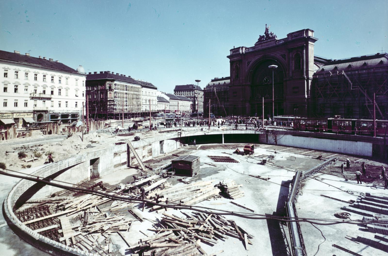 1968, Hegyvidéki Helytörténeti Gyűjtemény, metróépítés, Fortepan #234254