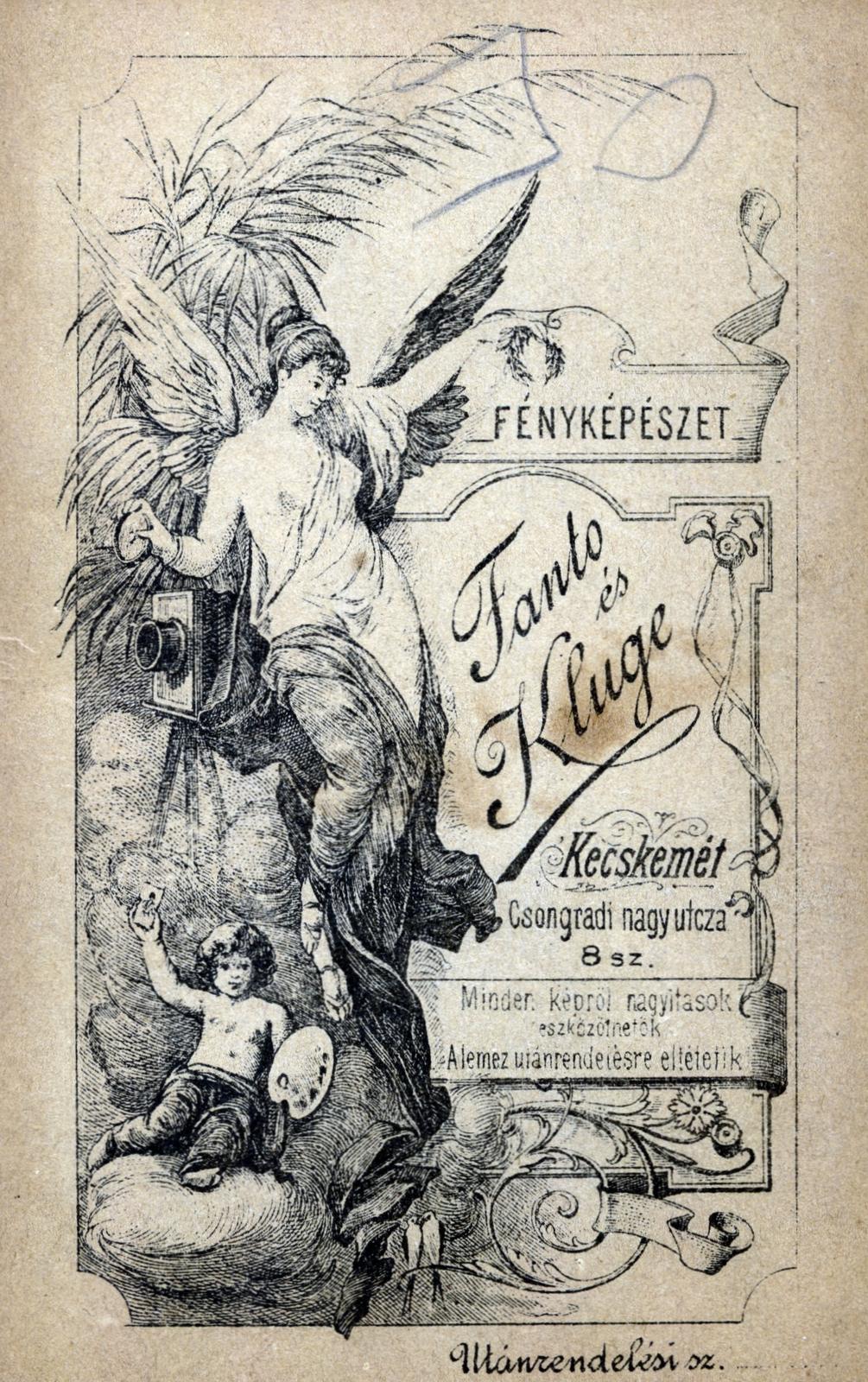 1900, Hegyvidéki Helytörténeti Gyűjtemény, verso, Fortepan #234320