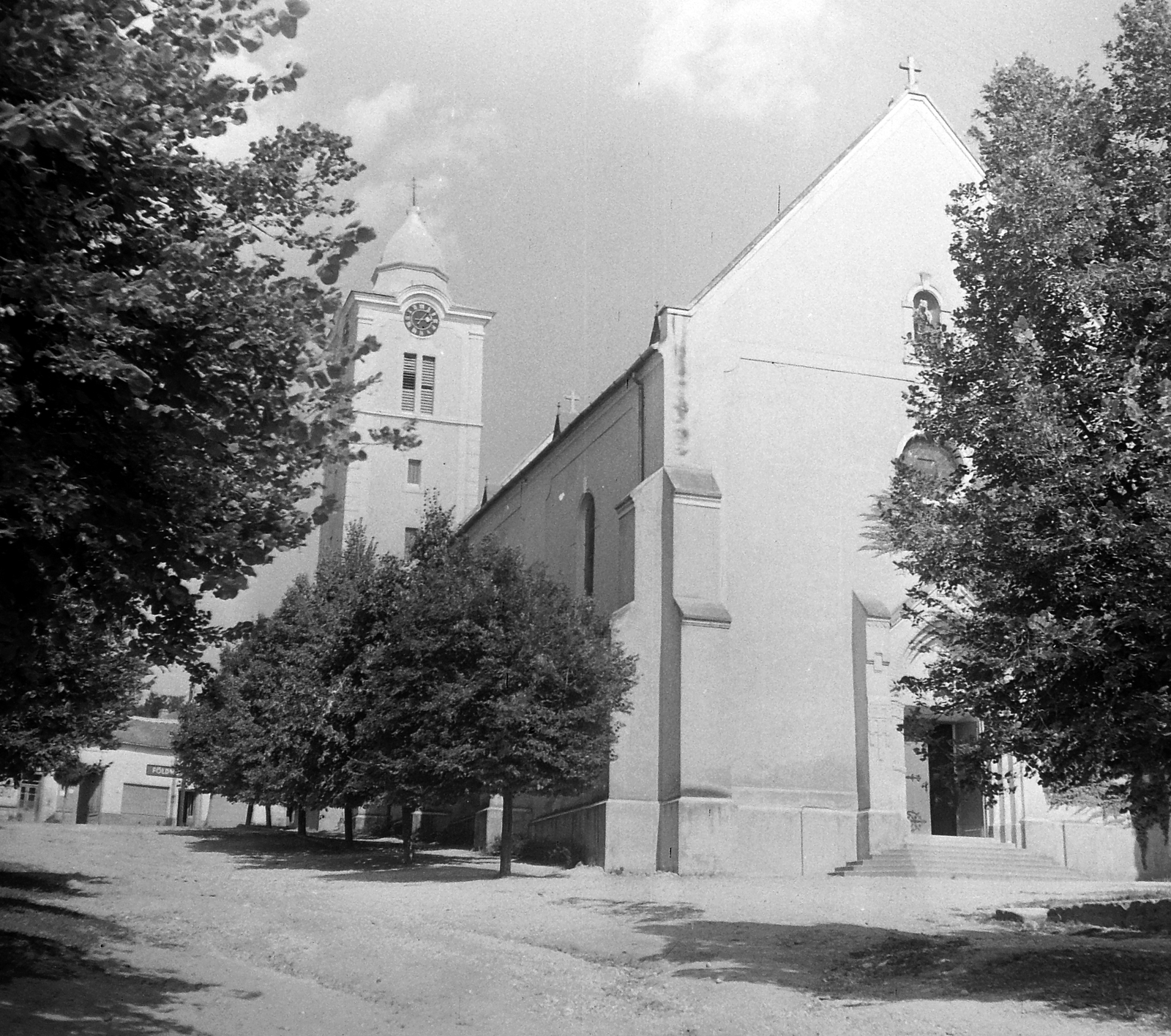 Hungary, Vasvár, Bartók Béla utca, domonkos templom., 1959, Építész, church, Dominican Order, Fortepan #23463