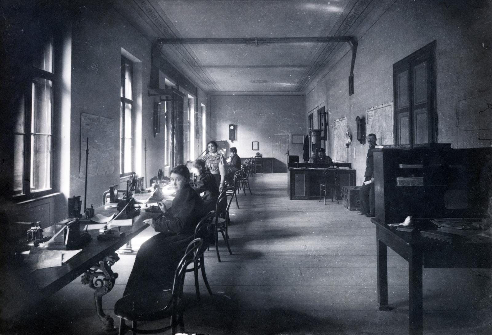 1913, Hegyvidéki Helytörténeti Gyűjtemény, telegraph office, ticker, morse, Fortepan #234802