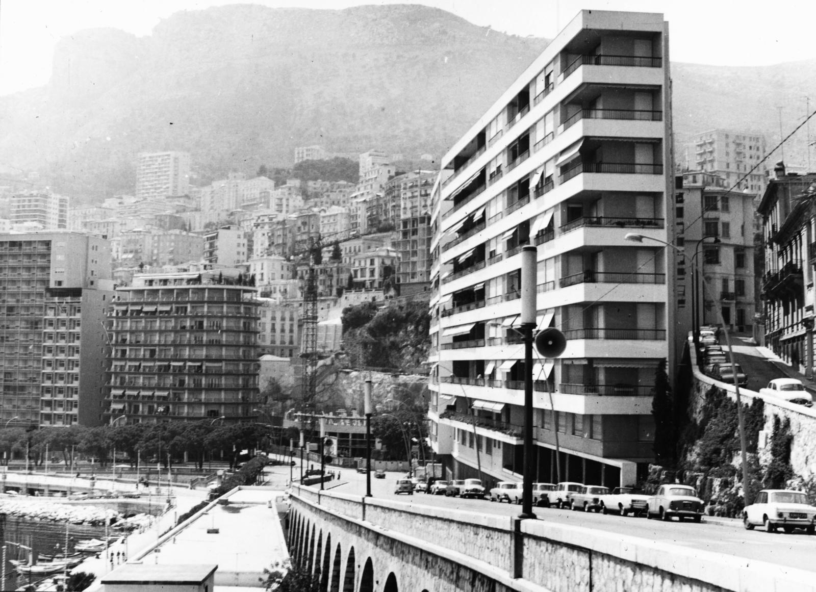 Monaco, Avenue d'Ostende., 1966, Fejér Csaba-Kindert Piroska, Fortepan #235217