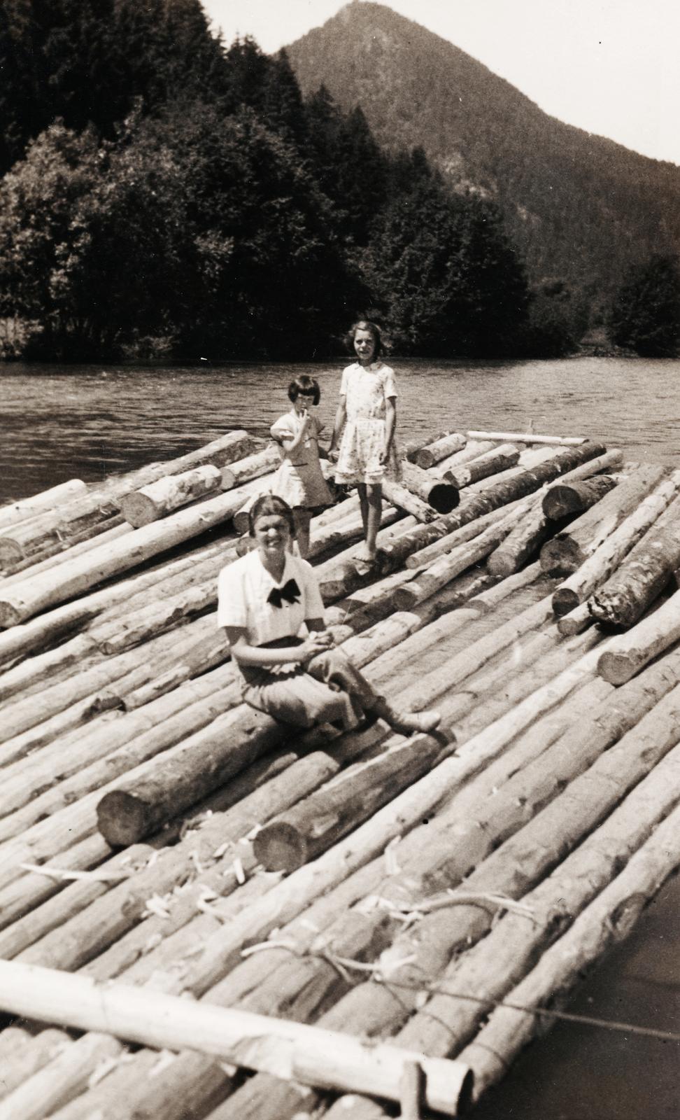 1936, Fejér Csaba-Kindert Piroska, tutaj, Fortepan #235241