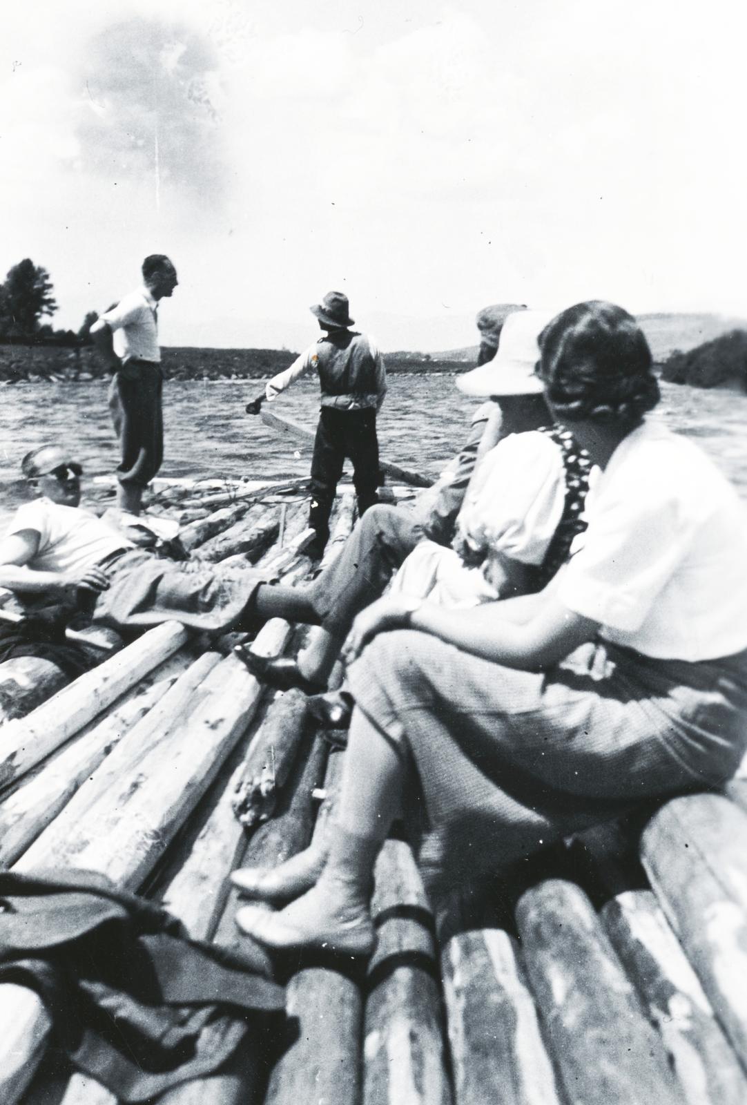 1936, Fejér Csaba-Kindert Piroska, tutaj, pihenés, Fortepan #235259