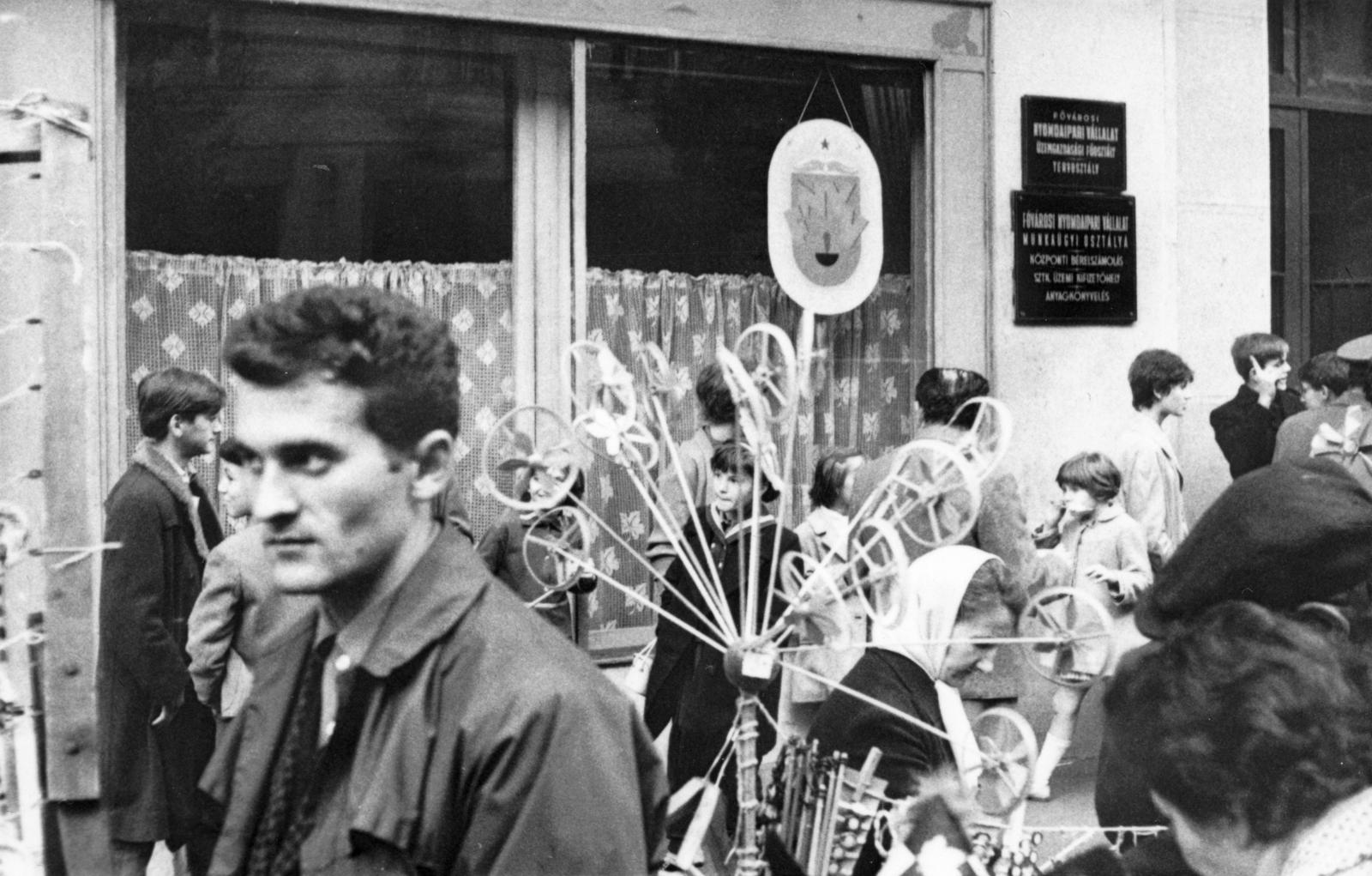 1962, Bencseky Mátyás, pinwheel, Fortepan #235269