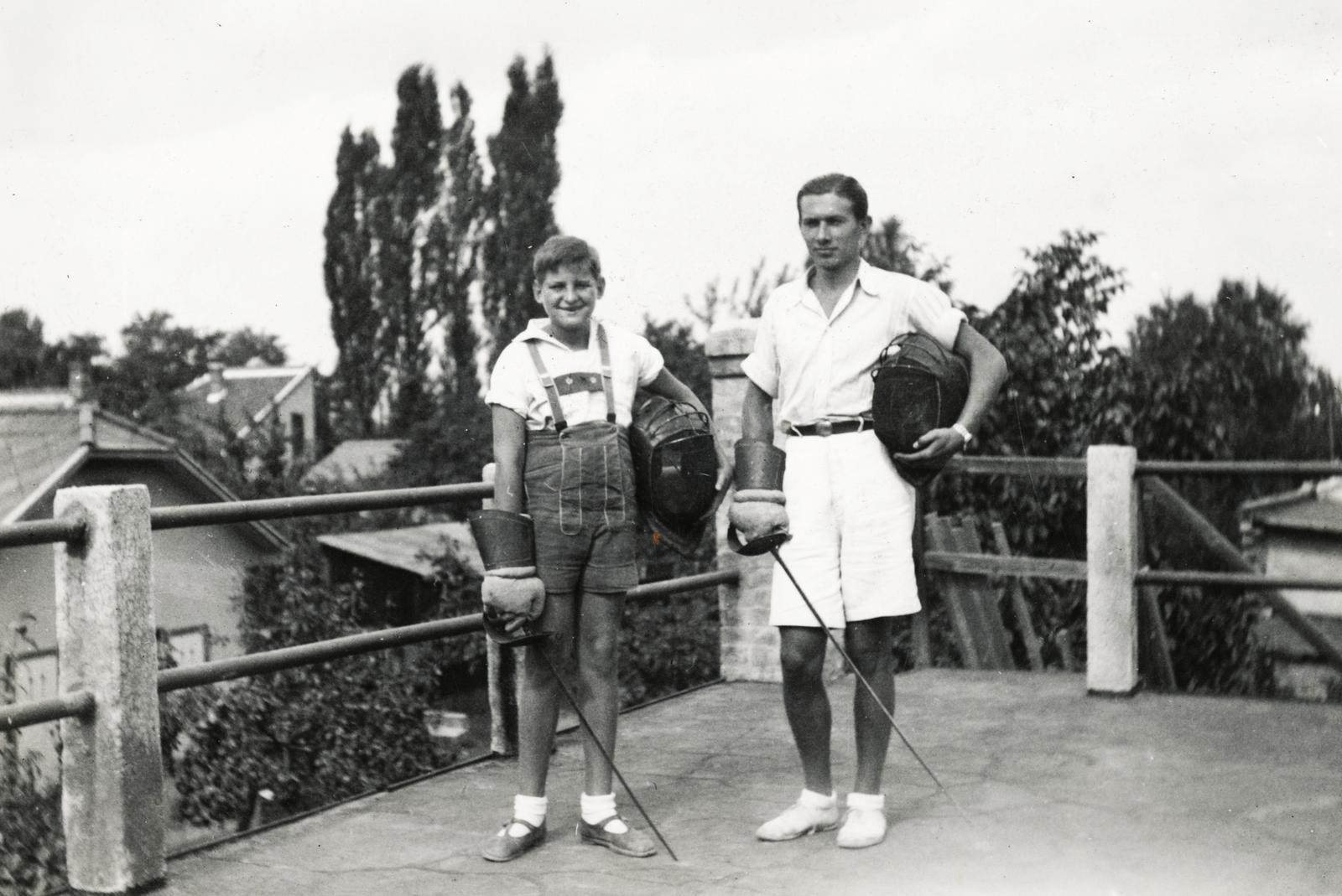 1936, Fejér Csaba-Kindert Piroska, Fortepan #235455