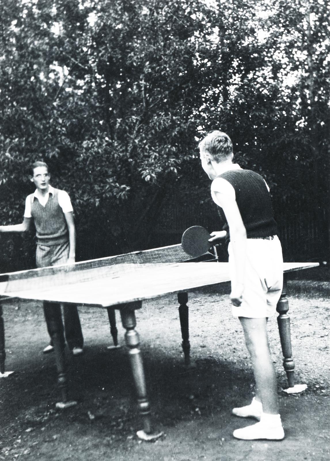 1935, Fejér Csaba-Kindert Piroska, boys, Fortepan #235483