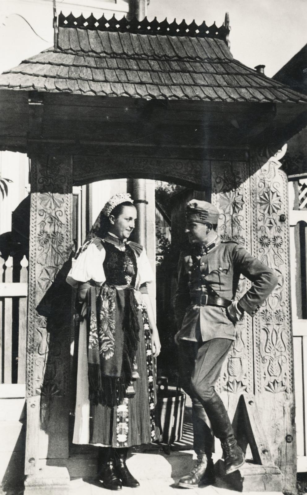 1940, Kenderessy Tibor, sekler gate, Fortepan #235541