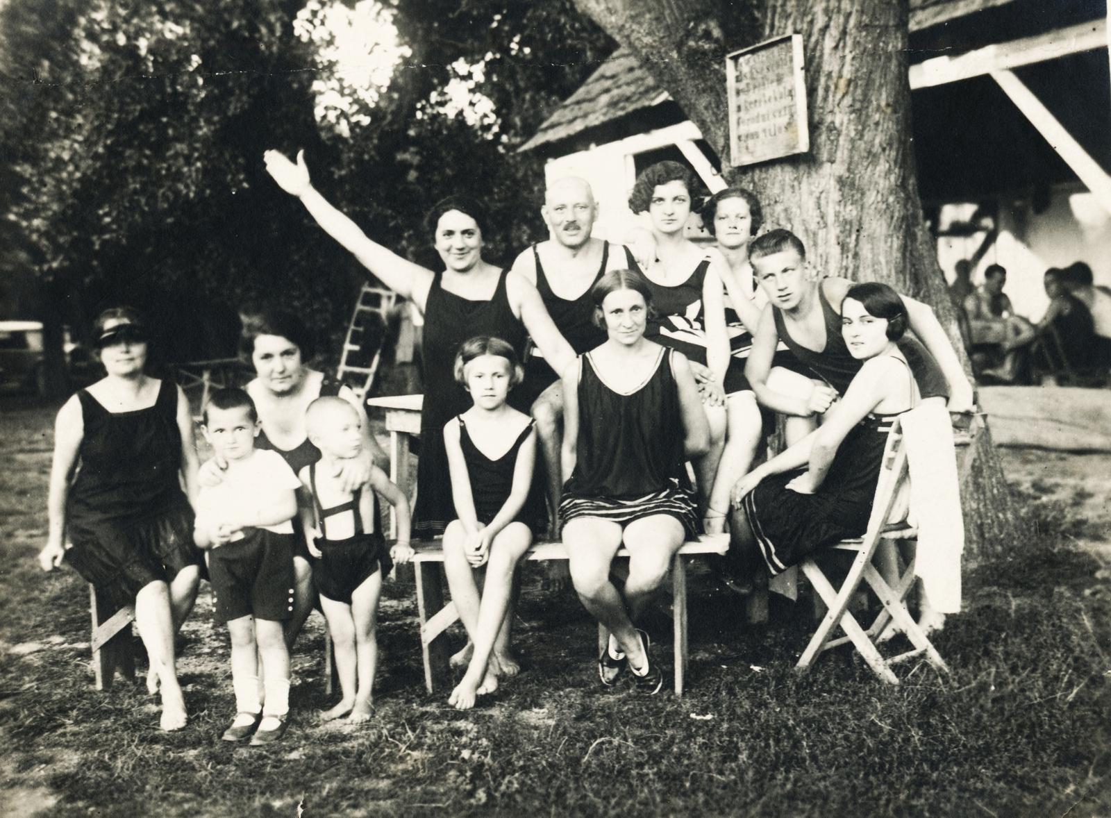 1929, Kenderessy Tibor, bathing suit, Fortepan #235568