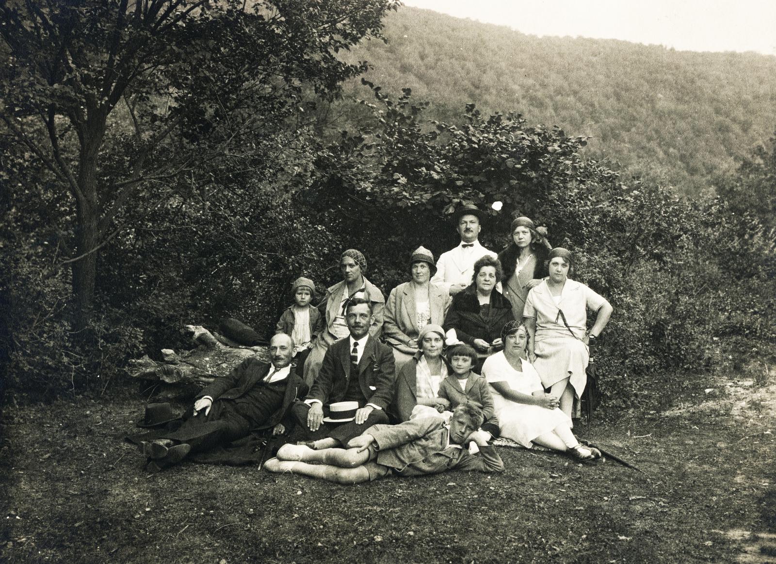 1931, Kenderessy Tibor, csoportkép, kirándulás, Fortepan #235614
