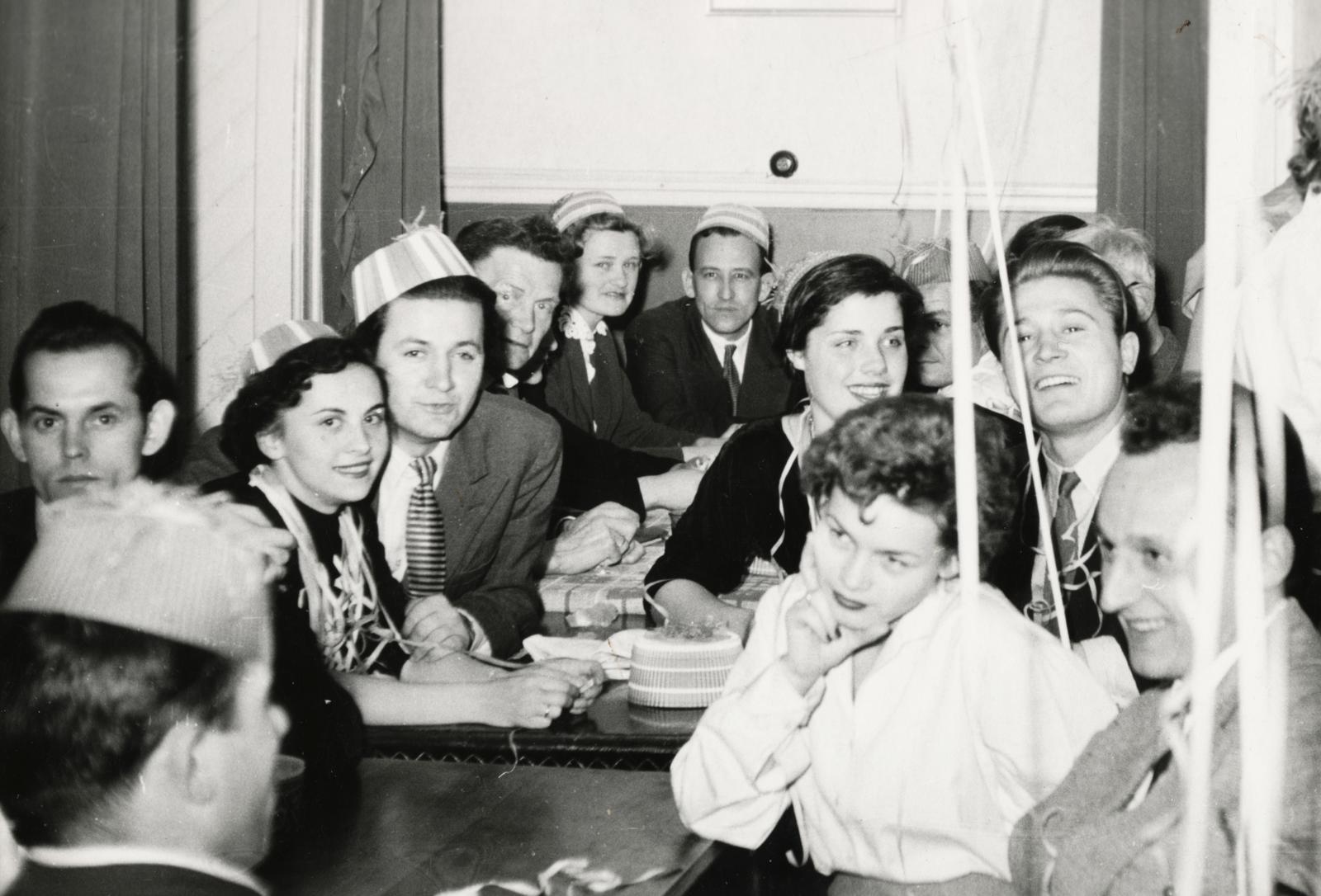 1956, Márton Attila, Szilveszter, Fortepan #236113