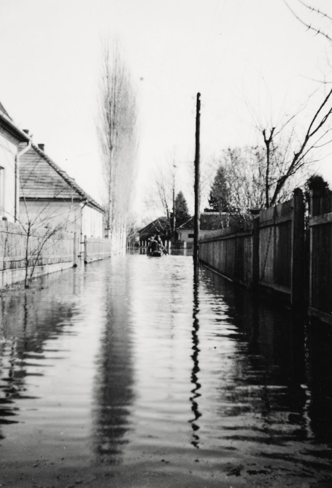 1941, Márton Attila, flood, Fortepan #236142