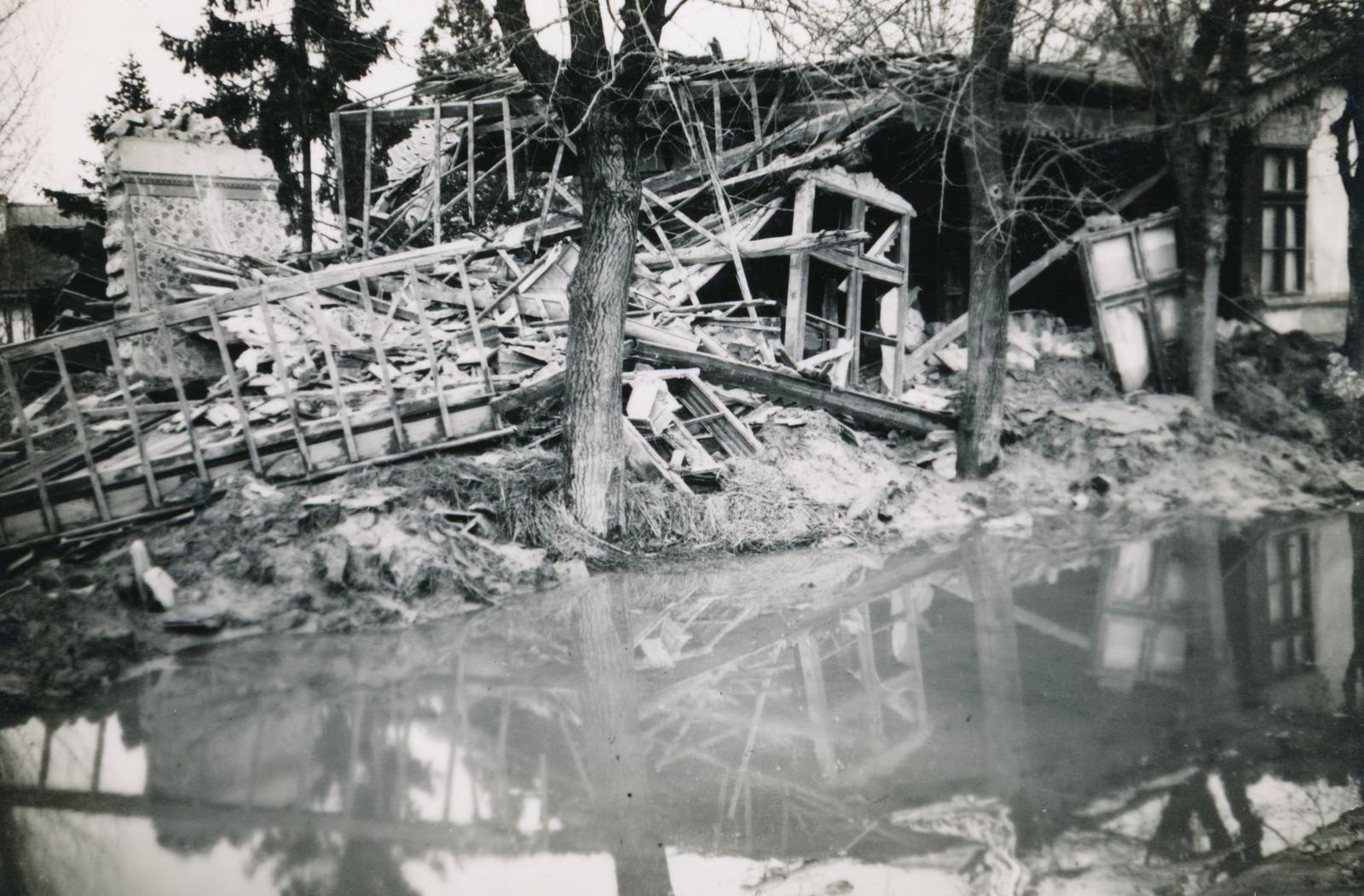 1941, Márton Attila, flood, Fortepan #236147
