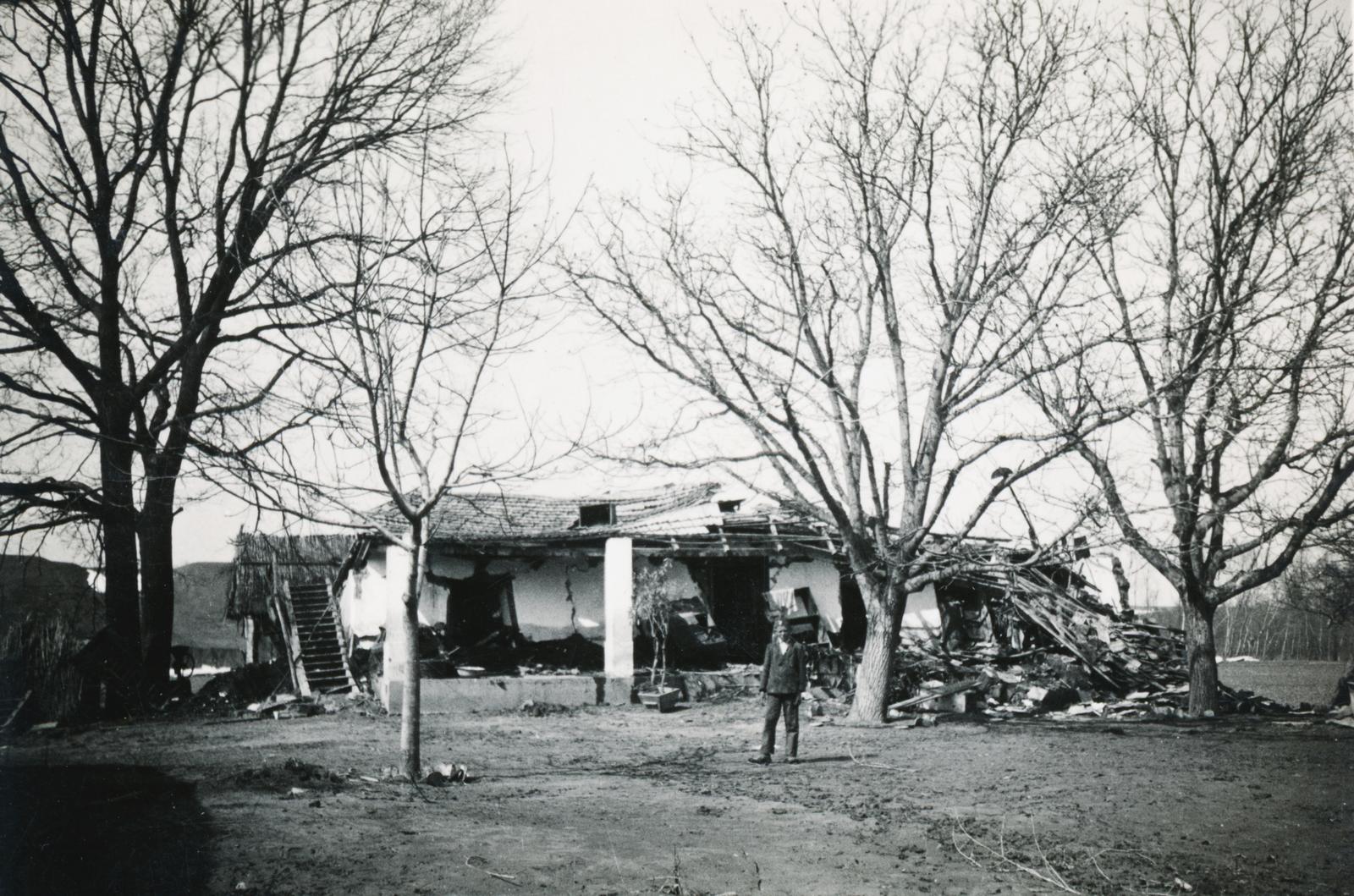 1941, Márton Attila, flood, Fortepan #236159