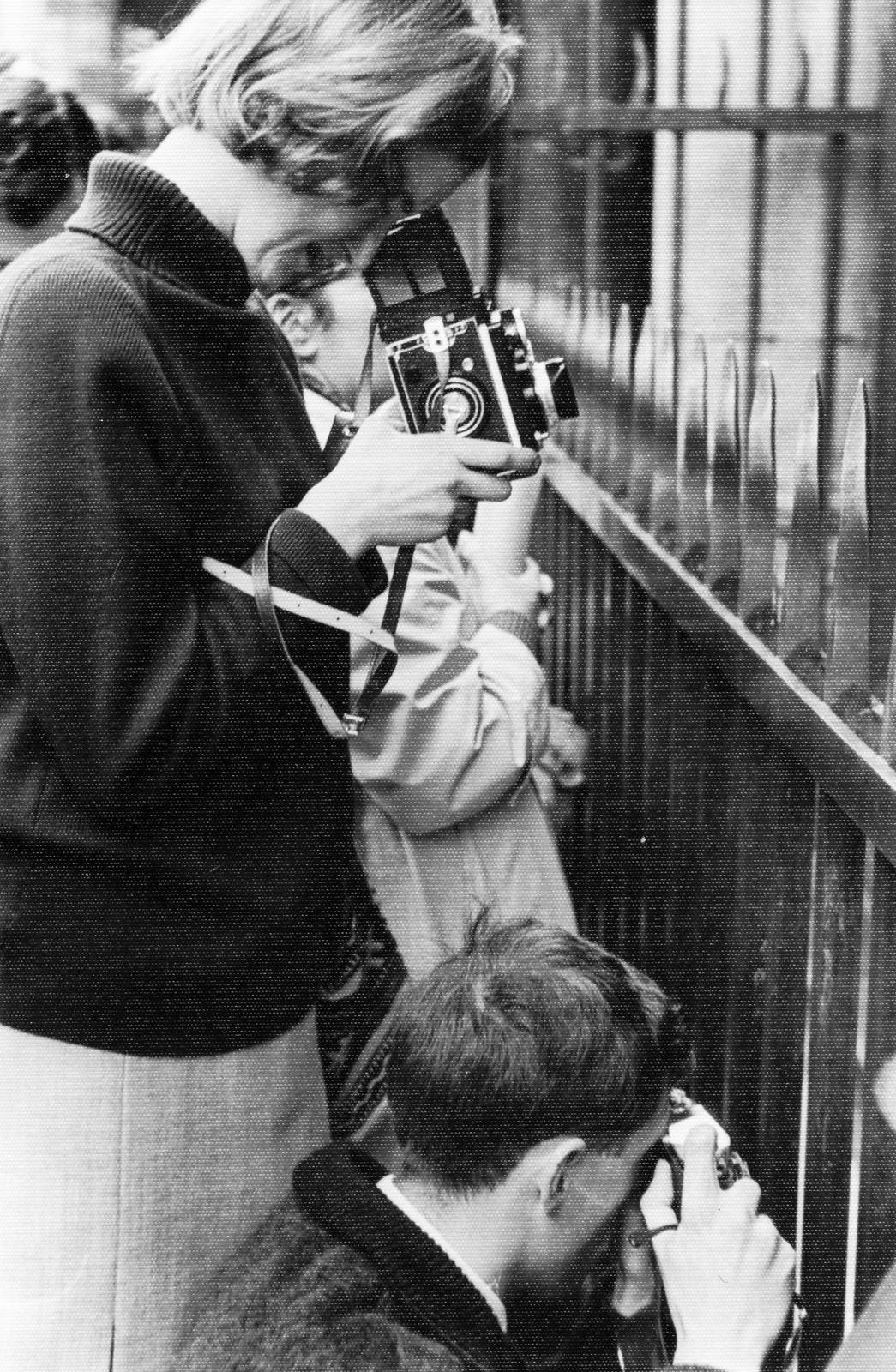 1967, Éltető, kerítés, fotózás, Fortepan #236321