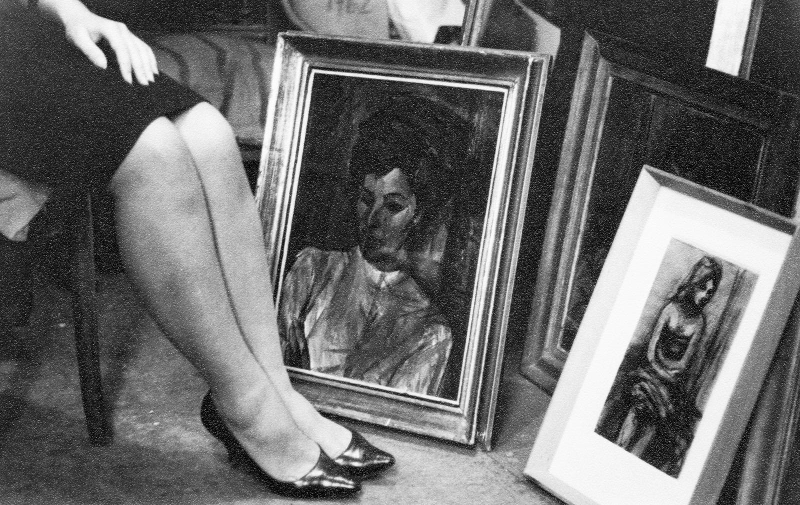 1967, Éltető, csendélet, festmény, körömcipő, Fortepan #236325