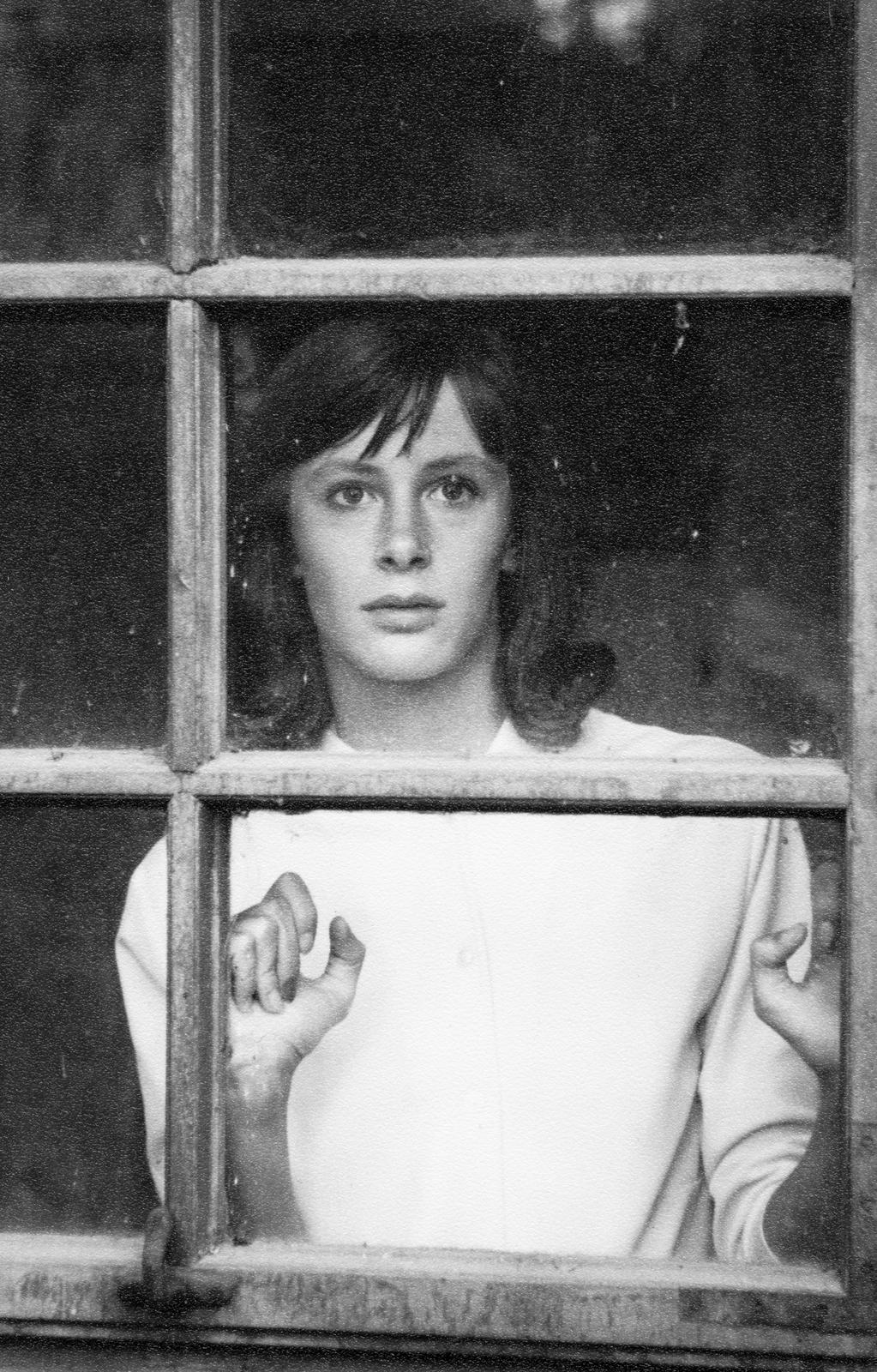 1966, Éltető, ablak, lány, Fortepan #236334