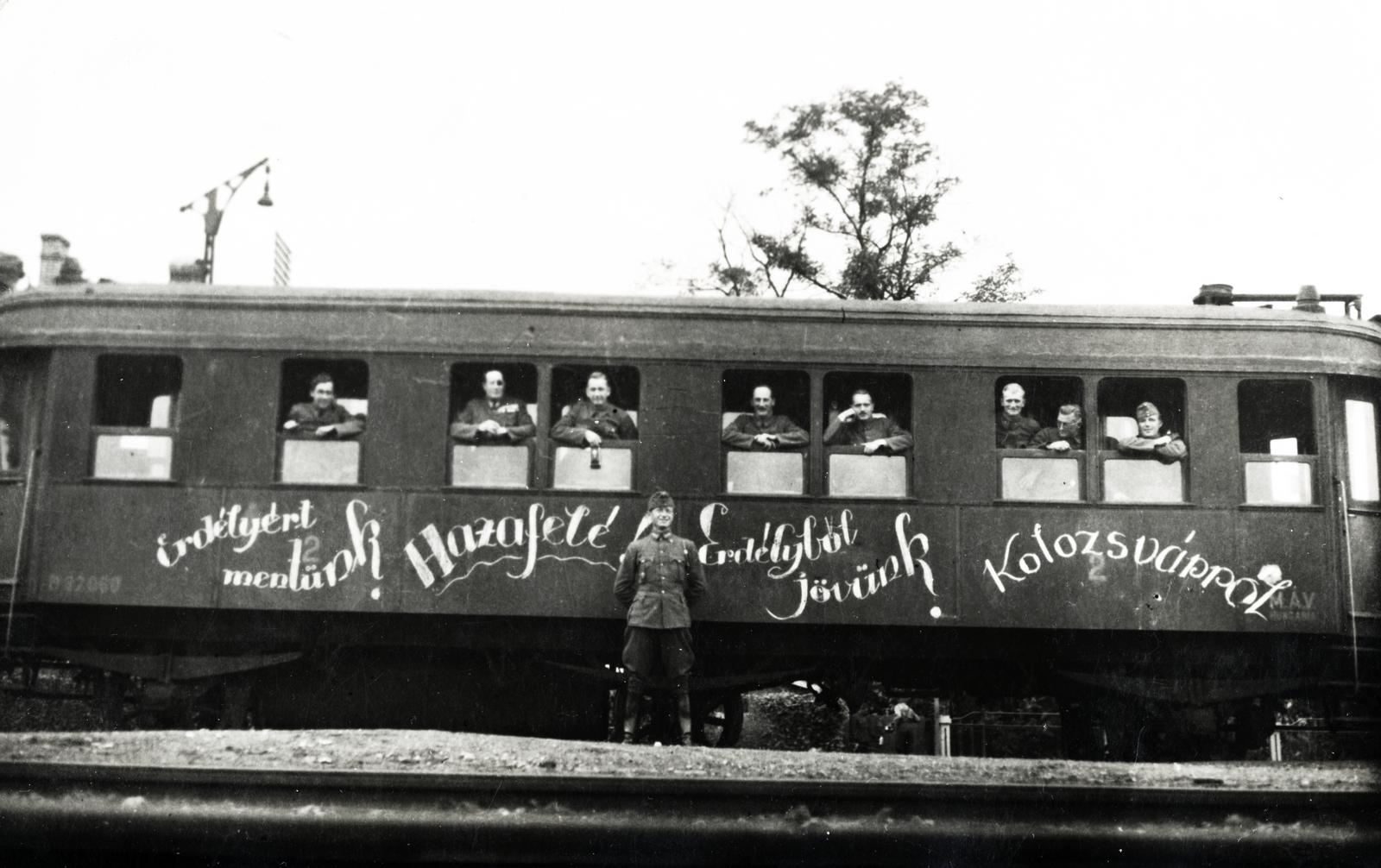 1940, Száraz Miklós György, rail, label, Fortepan #236381