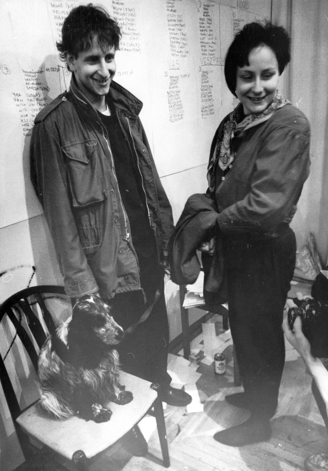 1990, Zalai Mária, dog, Fortepan #236777