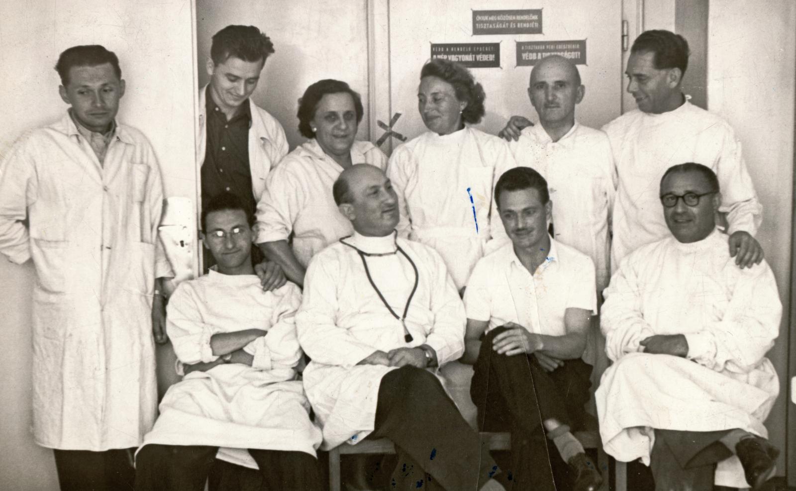 1951, Tisza Vilmos, staff, healthcare, Fortepan #236785