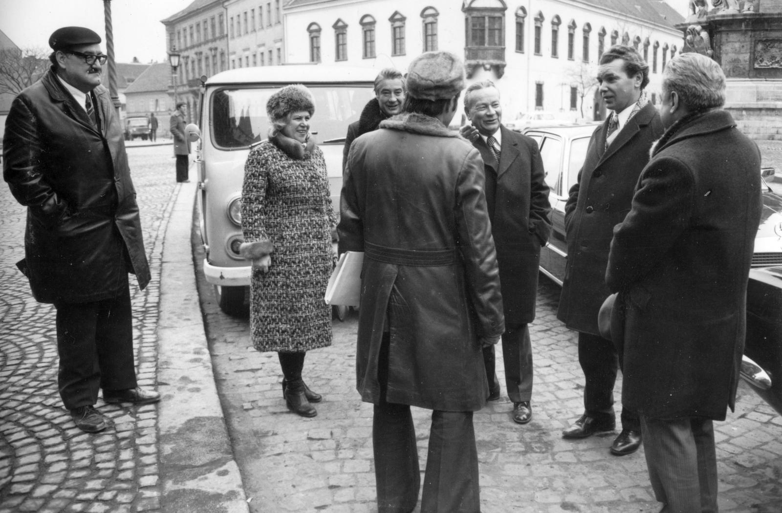 1976, Középületépítő Vállalat - Kreszán Albert - Koczka András - Kemecsei József, Fortepan #238096